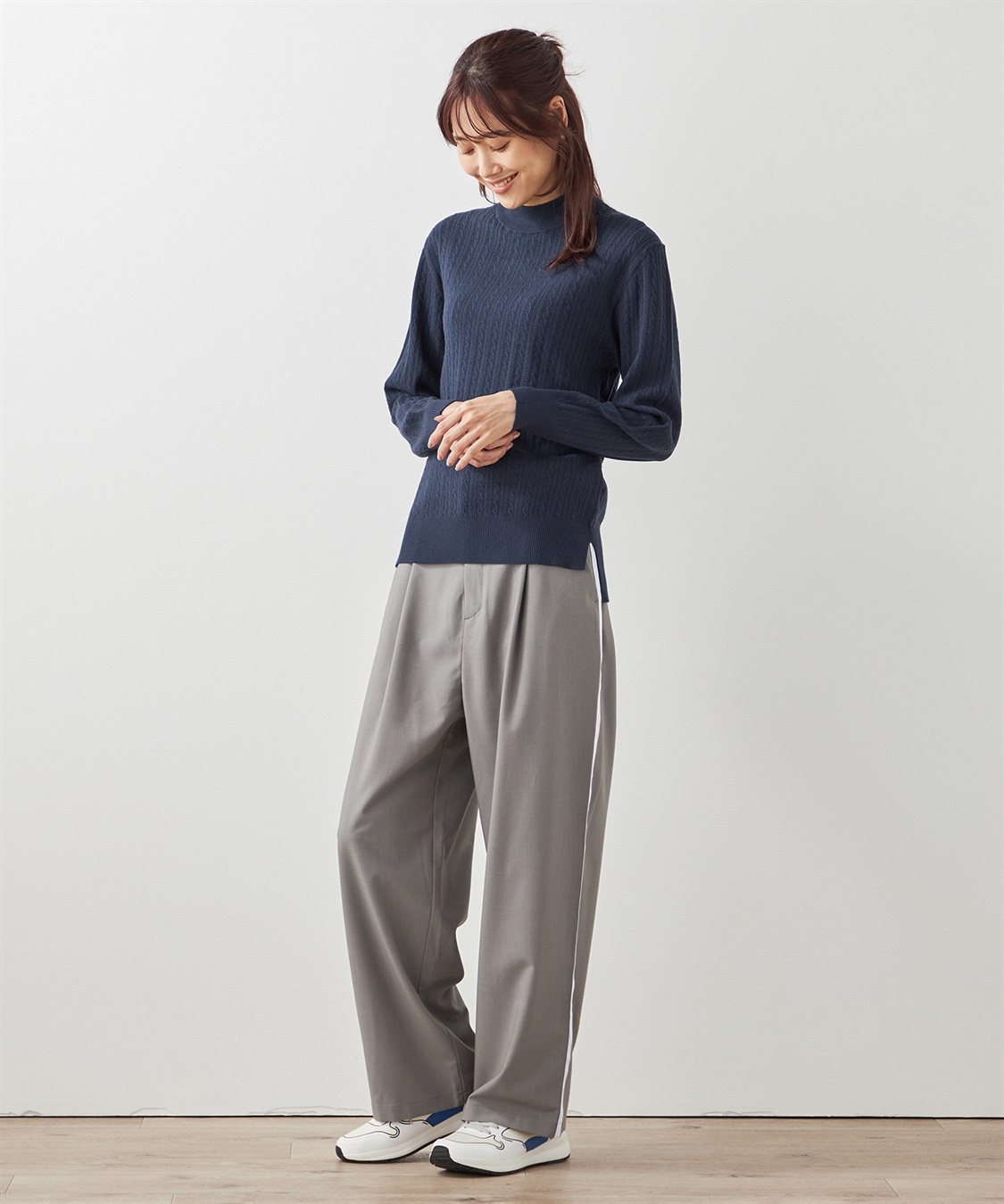 Petit Honfleur ケーブルニットプルオーバー_sub_17