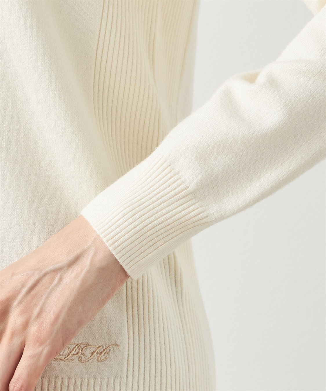 Petit Honfleur ケーブルタートルネックニットプルオーバー_sub_4