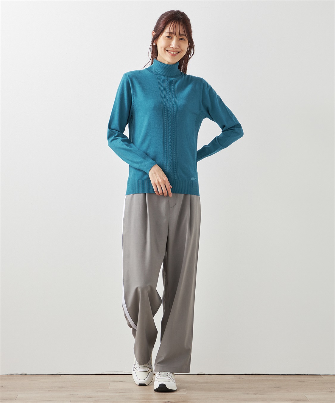 Petit Honfleur ケーブルタートルネックニットプルオーバー_sub_22