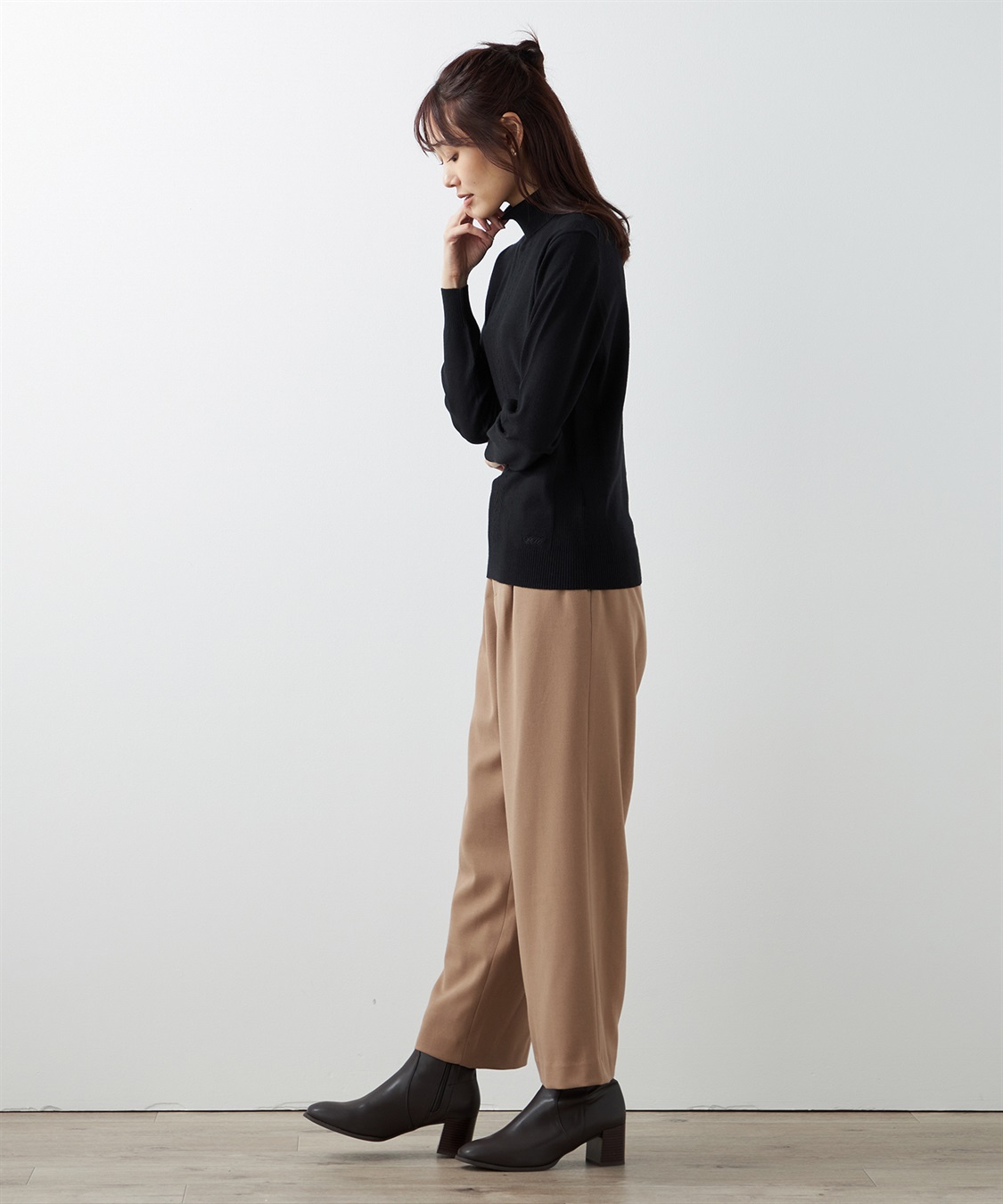 Petit Honfleur ケーブルタートルネックニットプルオーバー_sub_25