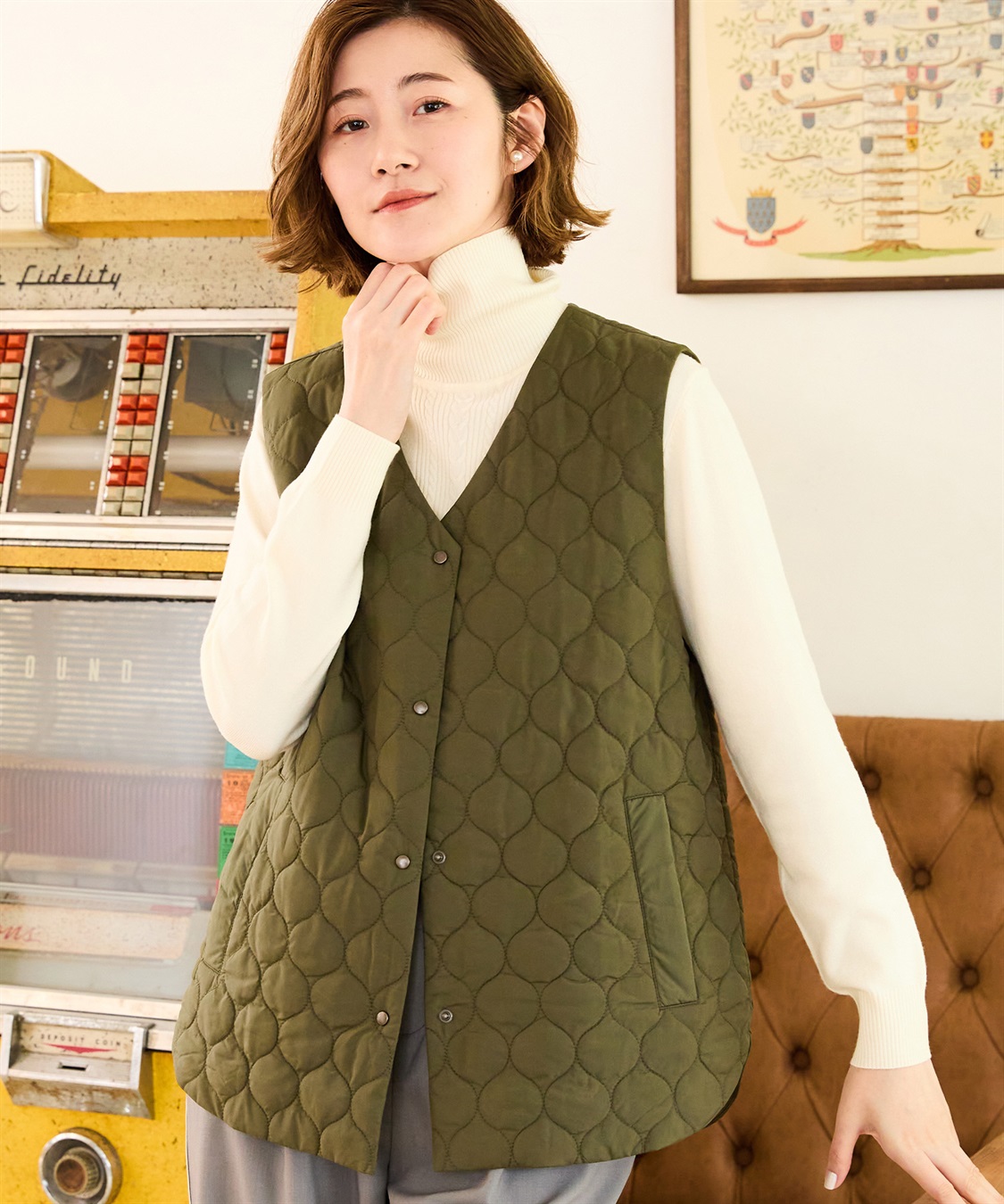 Petit Honfleur ケーブルタートルネックニットプルオーバー_sub_28