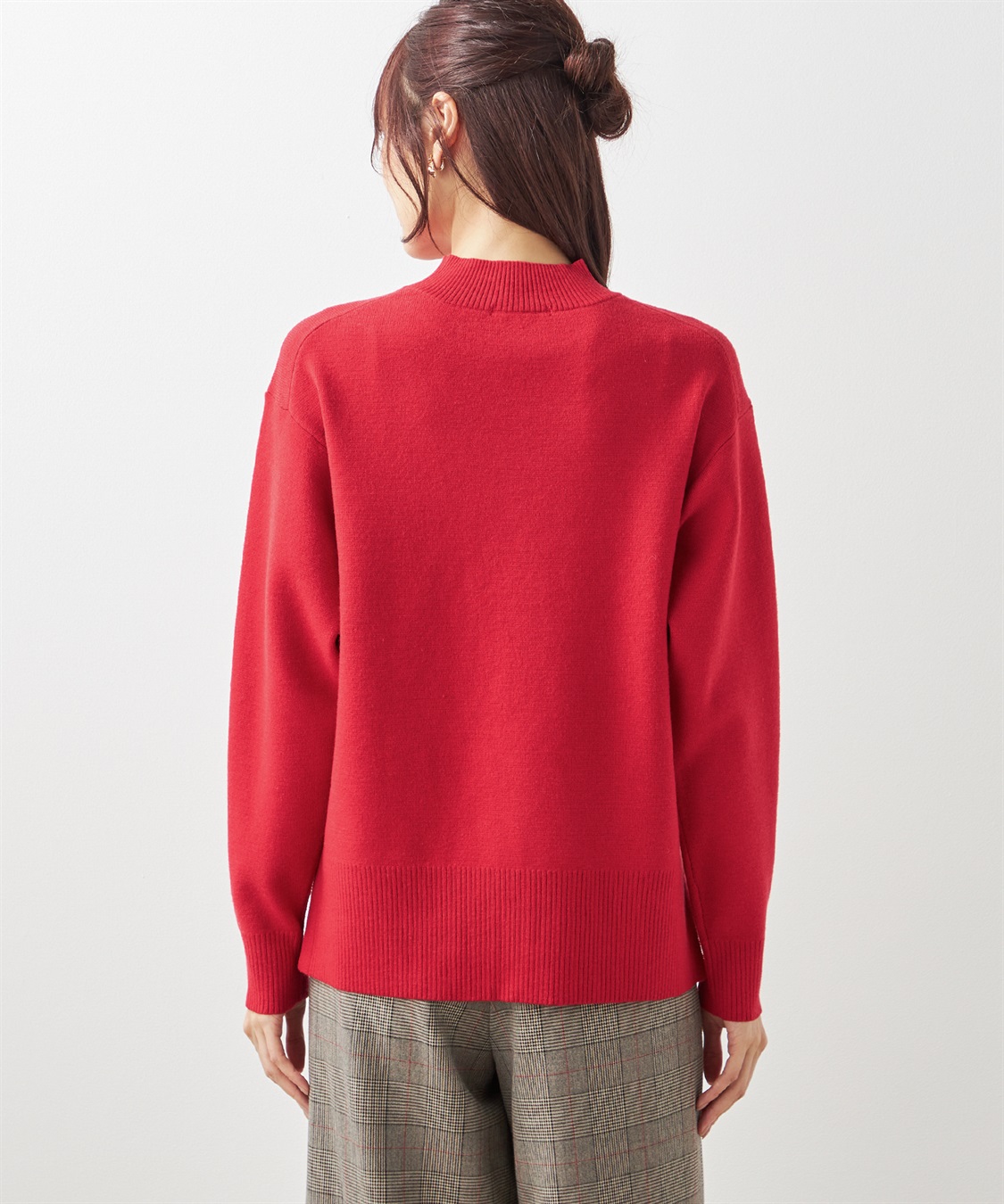 もちもちニットモックネックプルオーバー Petit Honfleur｜クロス