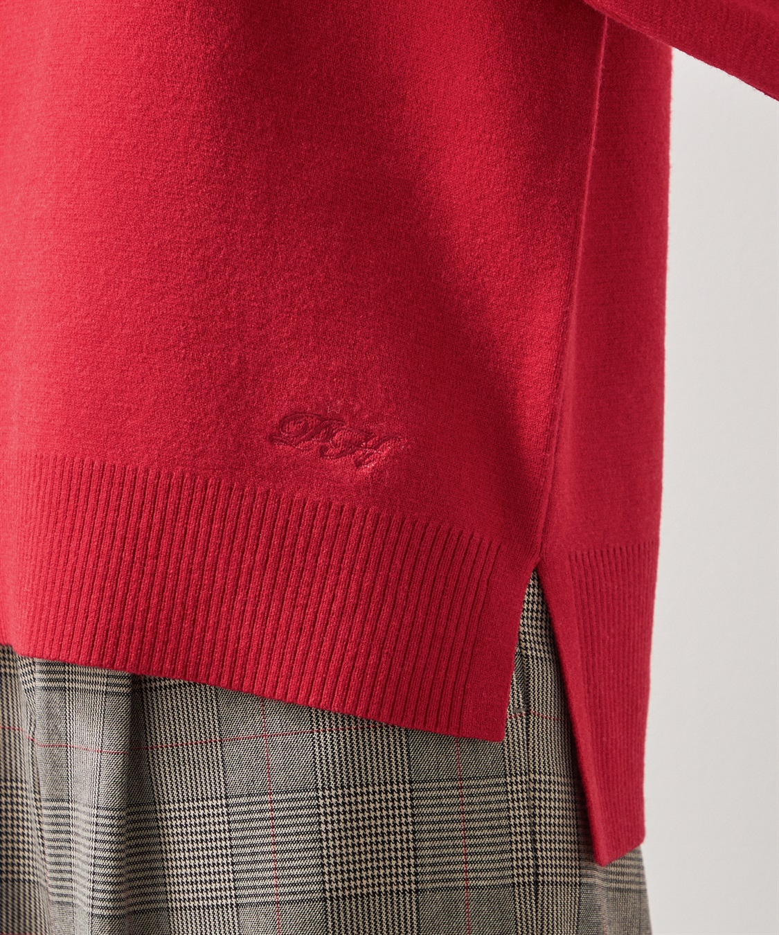 Petit Honfleur もちもちニットモックネックプルオーバー_sub_5