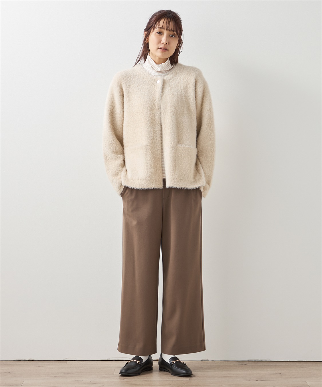 Petit Honfleur ダブルフェイスフェザージャケット_sub_15