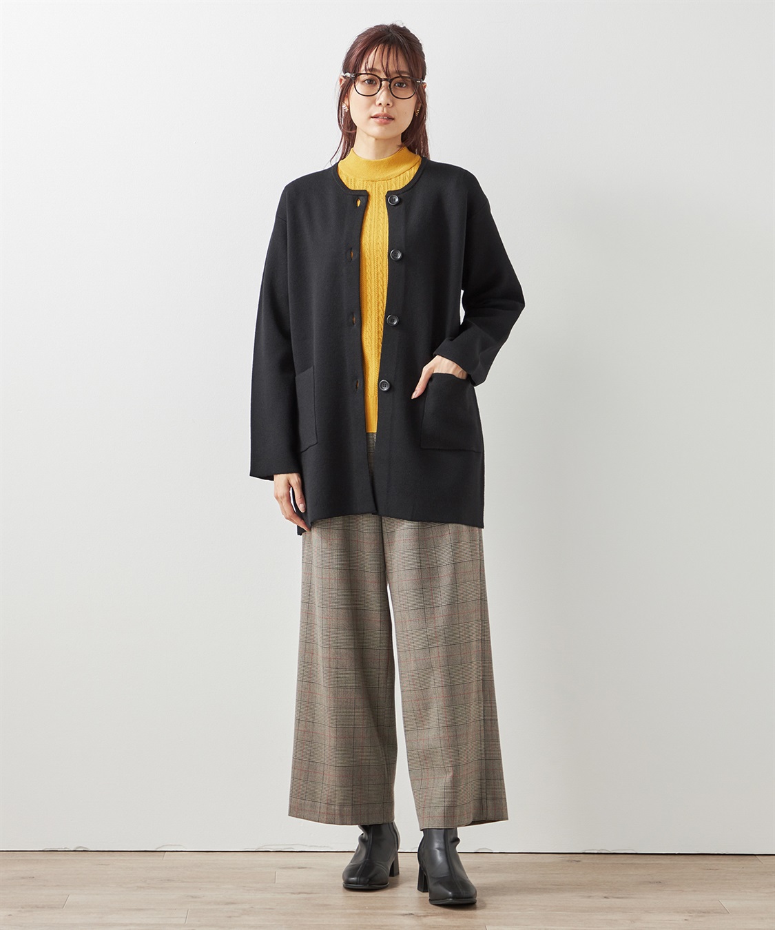 Petit Honfleur コーディガン_sub_10