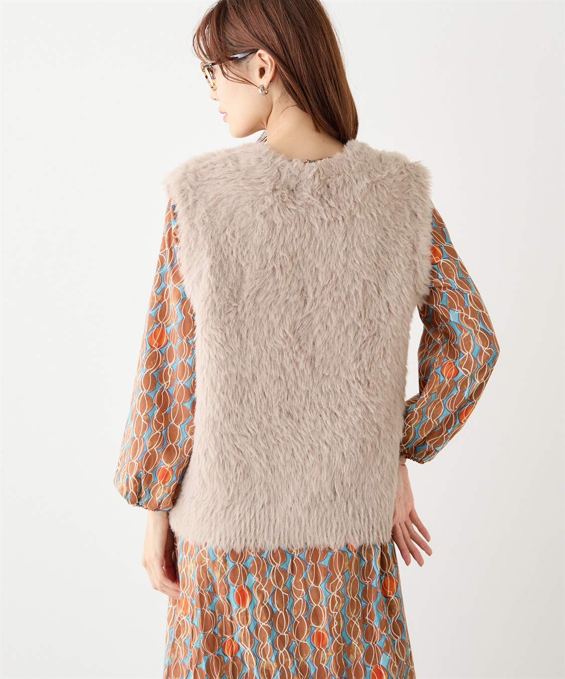 Petit Honfleur フェザーベスト_sub_3