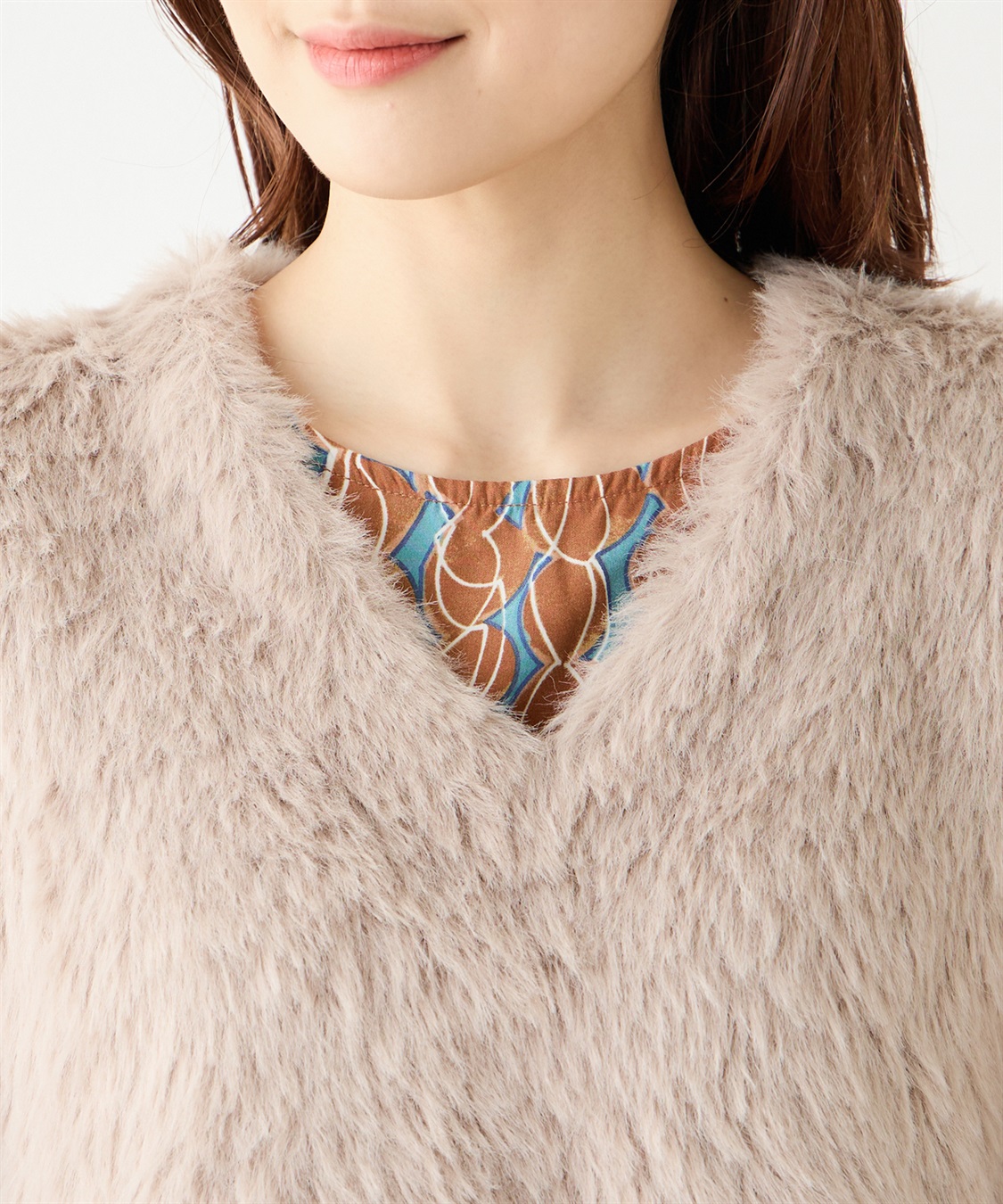 Petit Honfleur フェザーベスト_sub_4