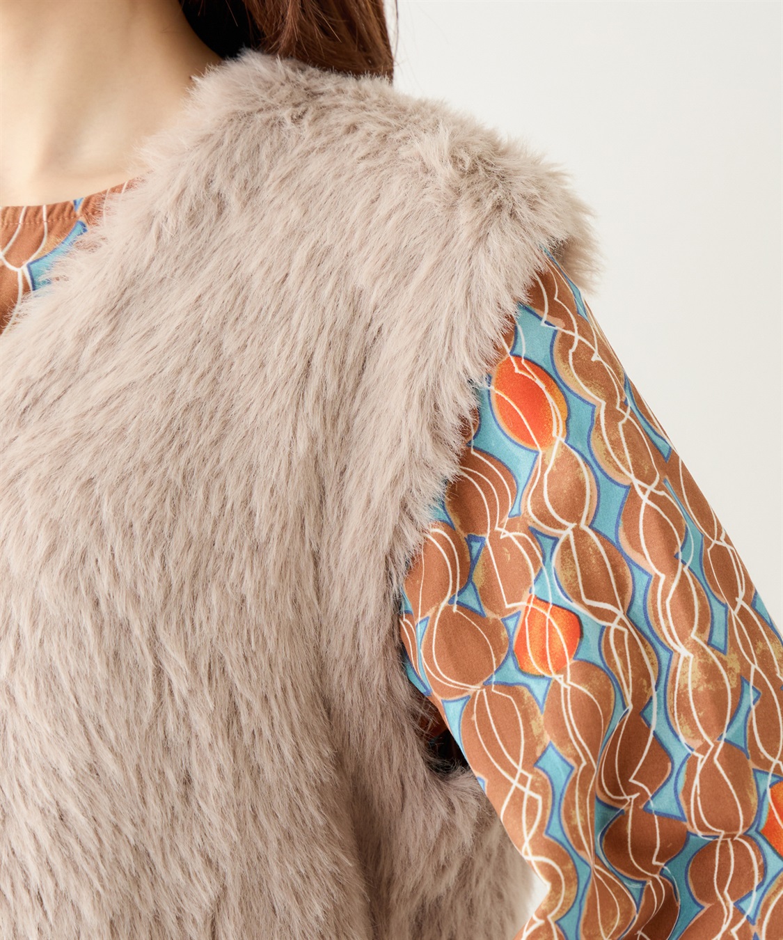 Petit Honfleur フェザーベスト_sub_5