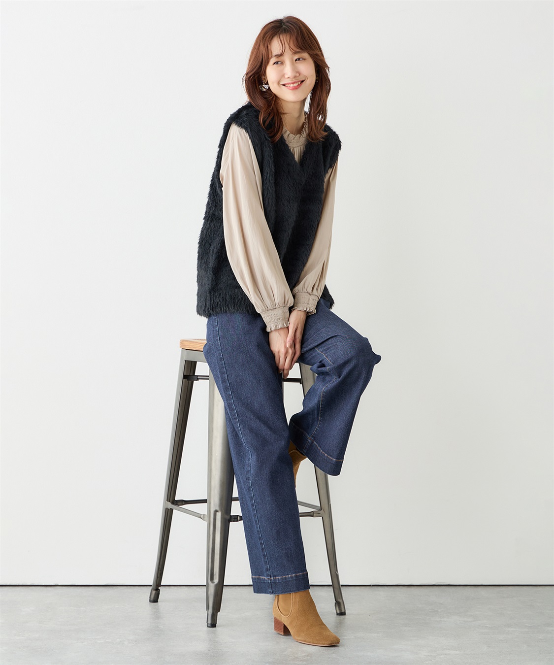 Petit Honfleur フェザーベスト_sub_12