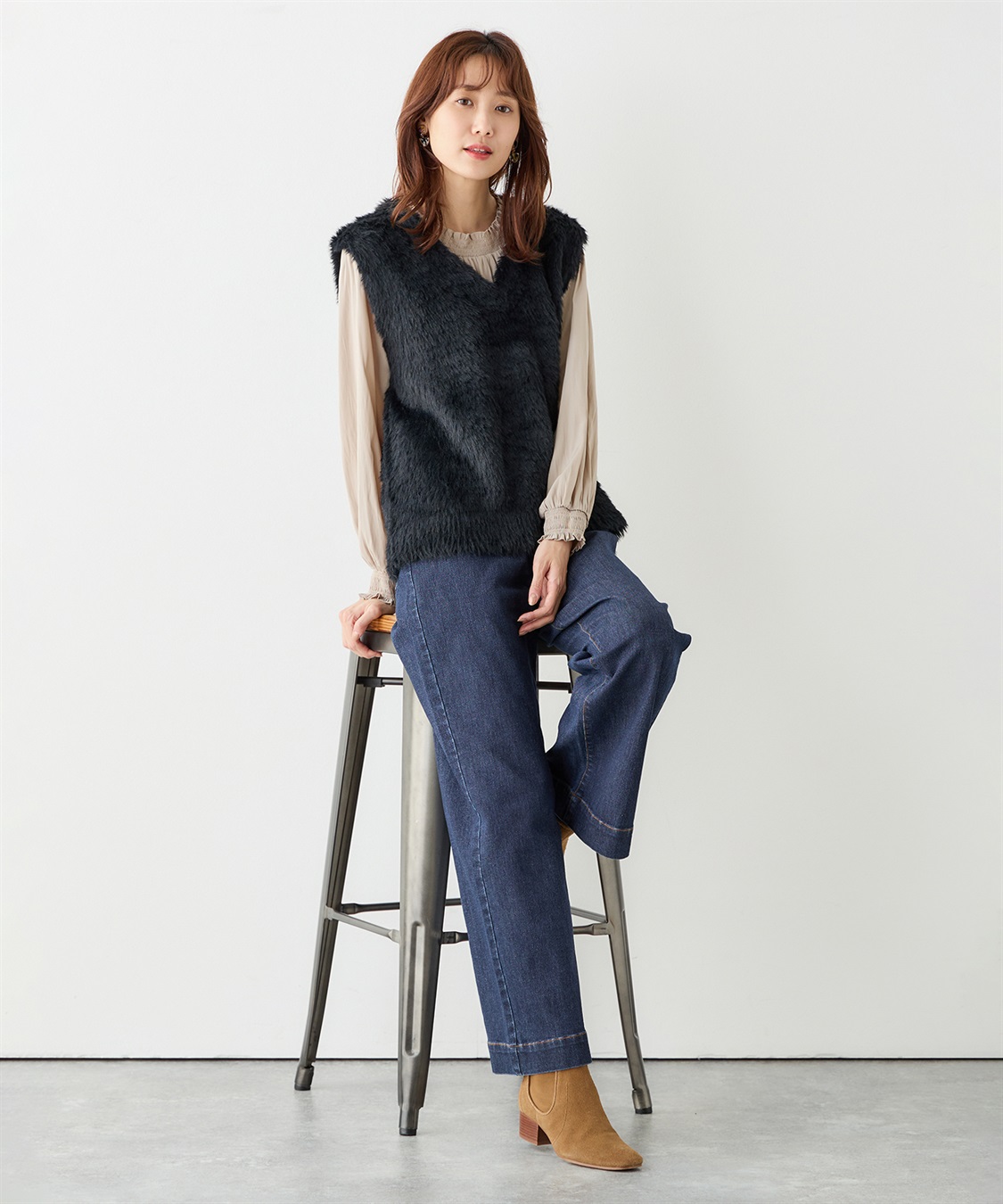 Petit Honfleur フェザーベスト_sub_13