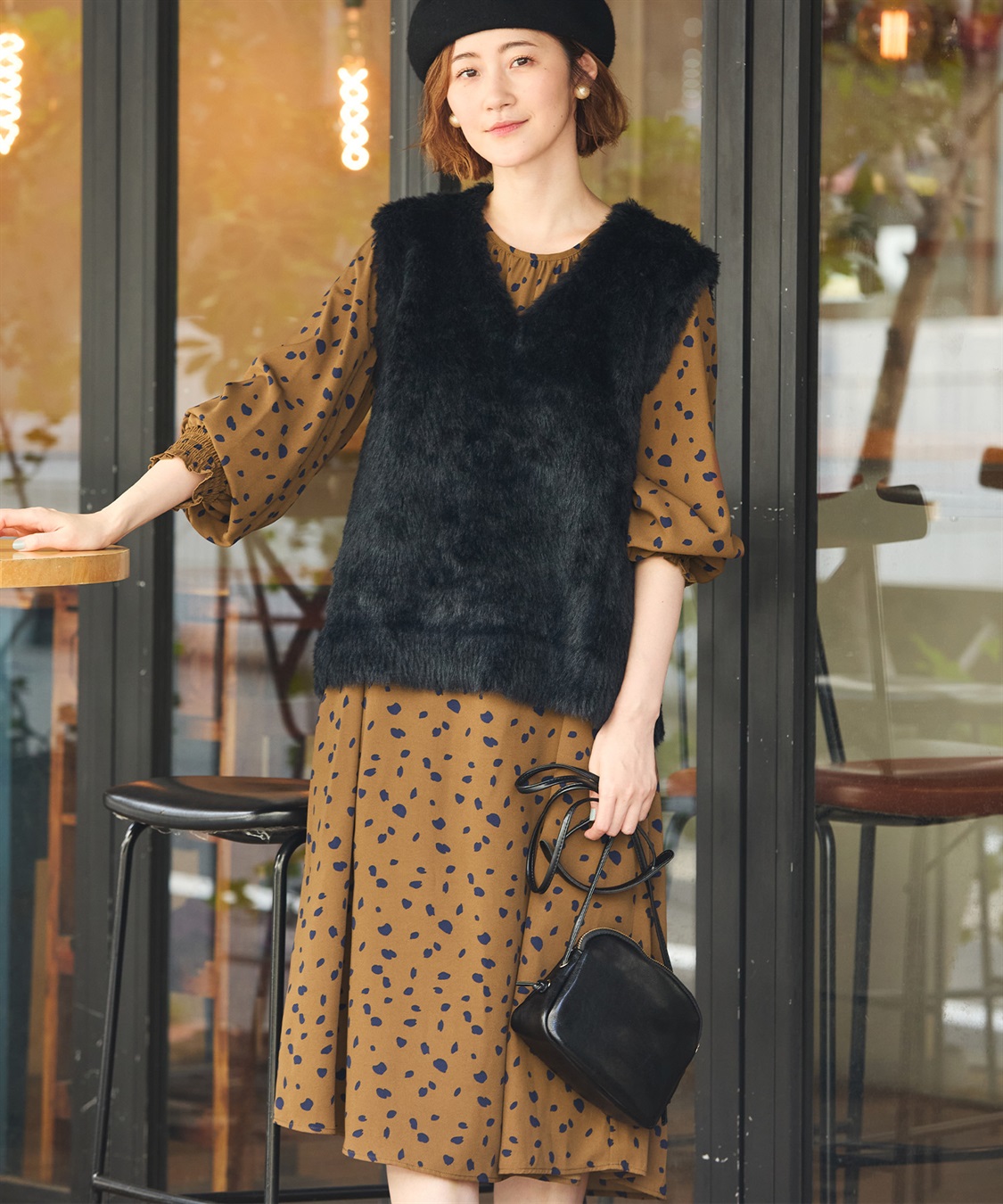 Petit Honfleur フェザーベスト_sub_16