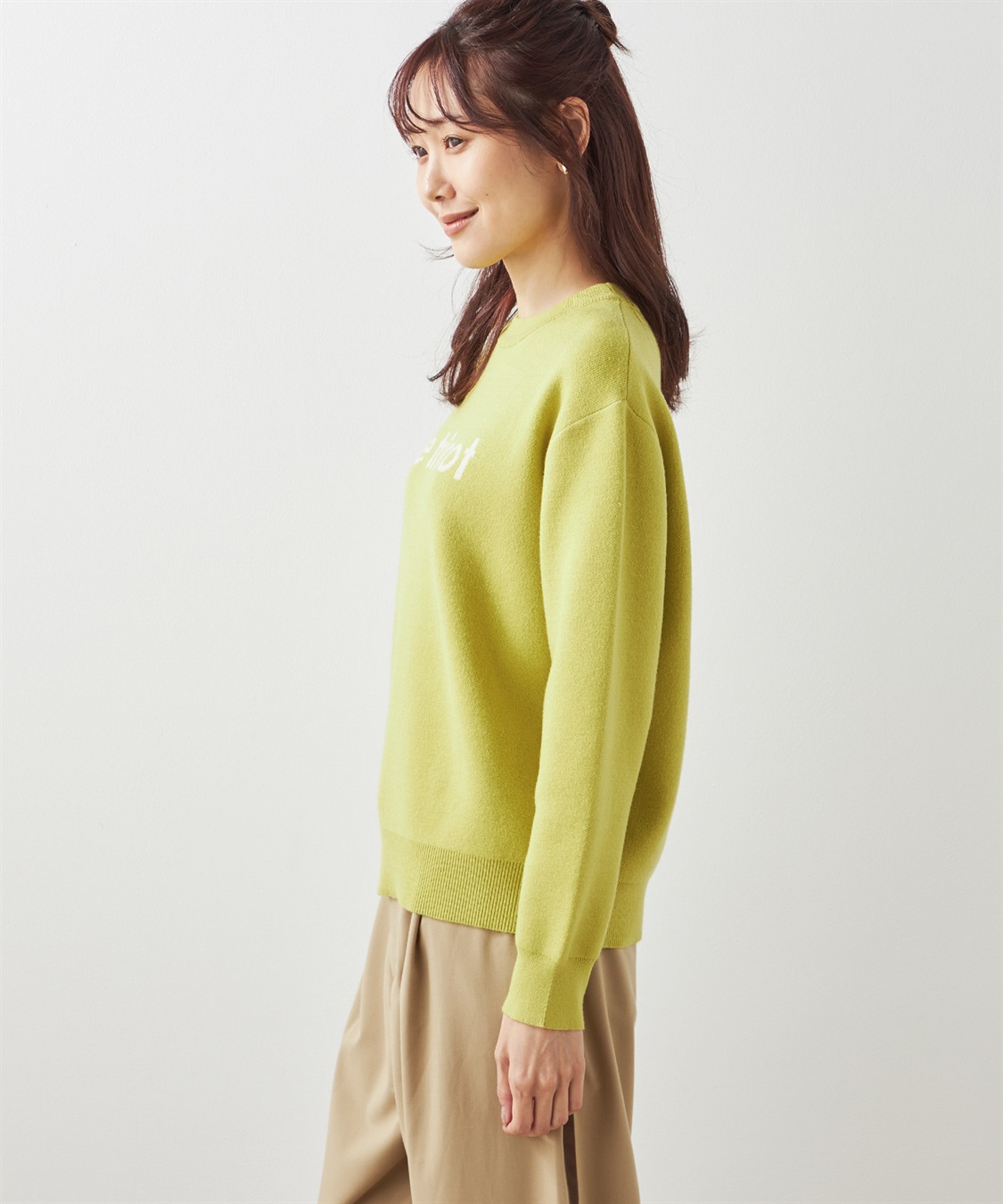 Petit Honfleur ジャガードロゴプルオーバー_sub_1