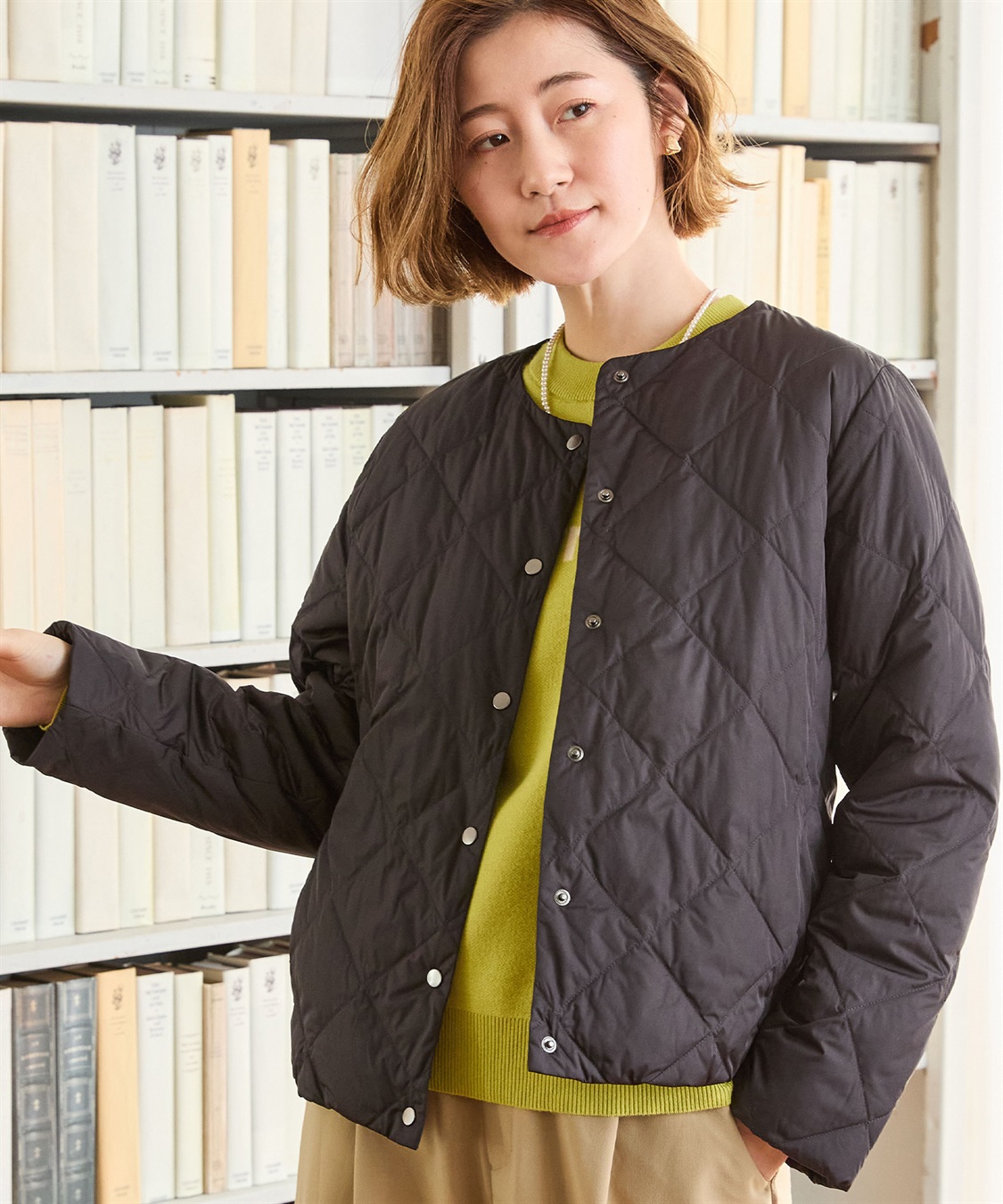 Petit Honfleur ジャガードロゴプルオーバー_sub_15