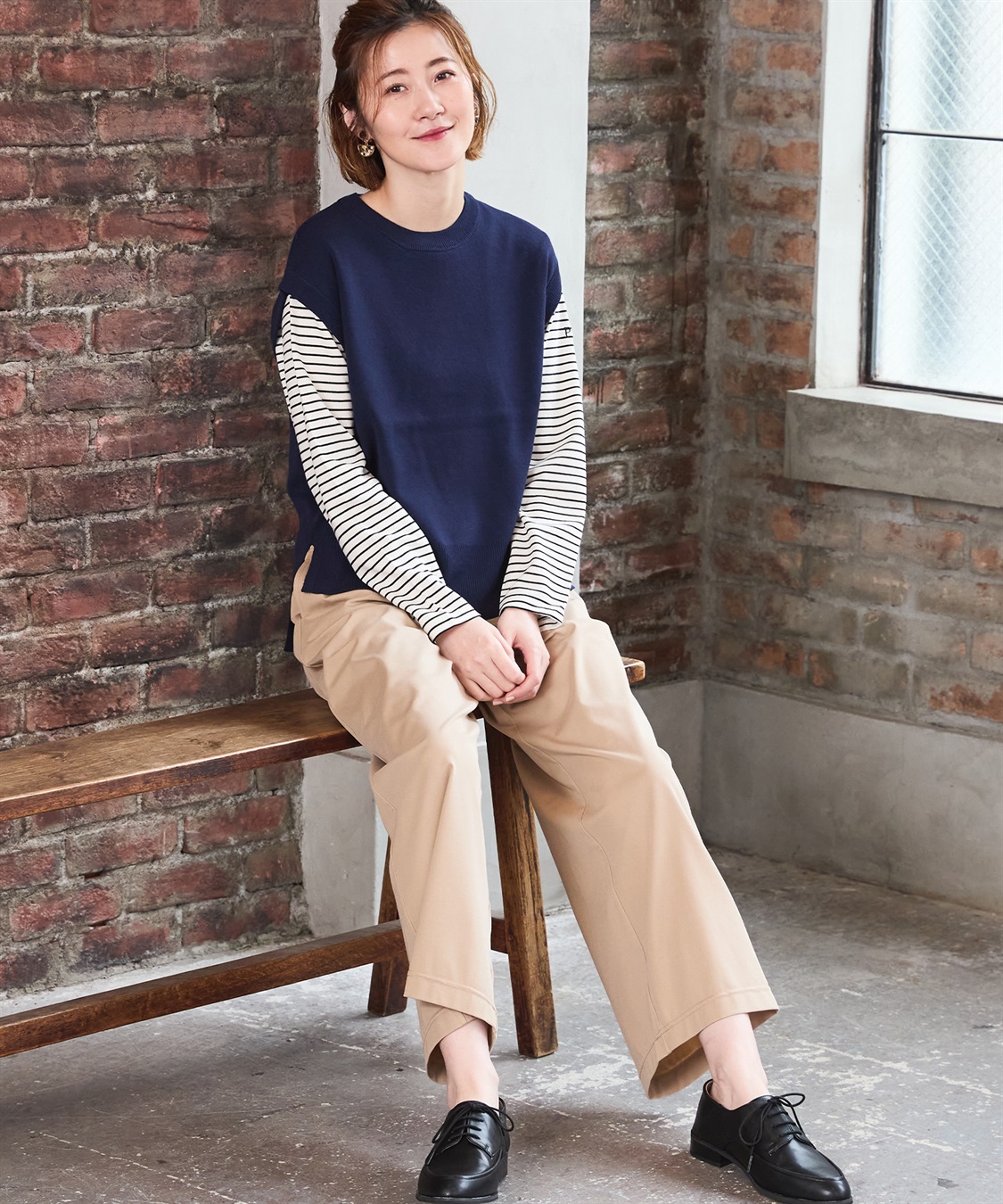 Petit Honfleur ニットベスト_sub_2