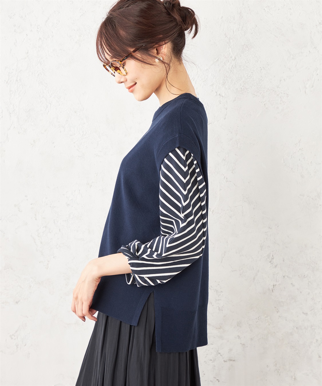 Petit Honfleur ニットベスト_sub_4