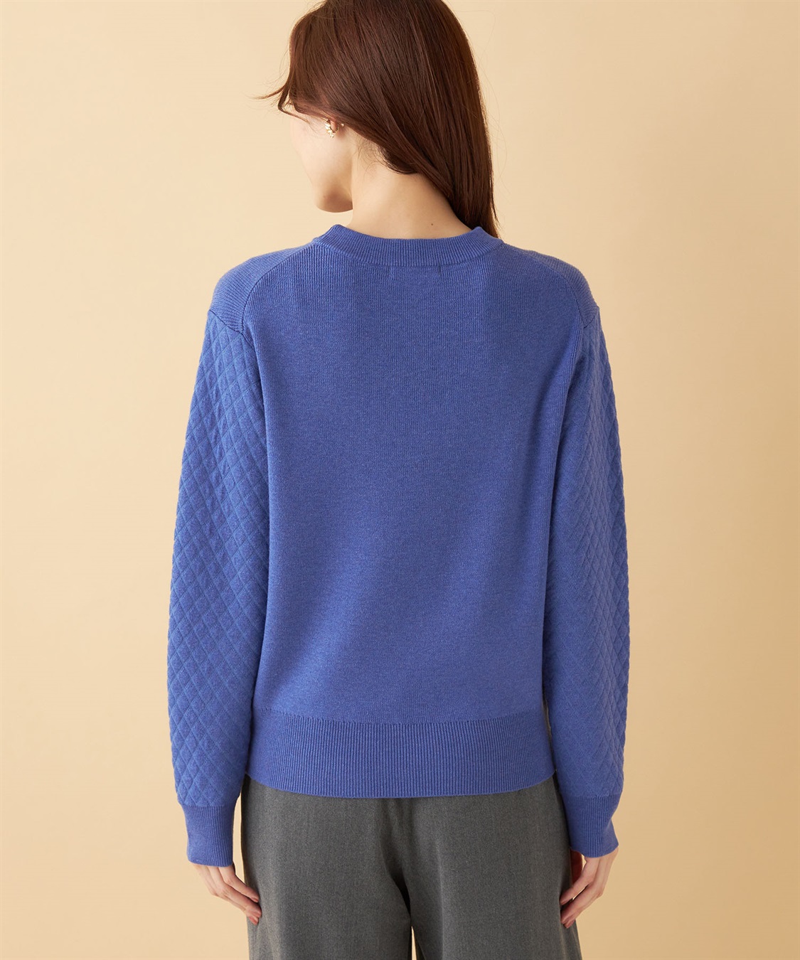 Petit Honfleur キルトスリーブニットプルオーバー_sub_2