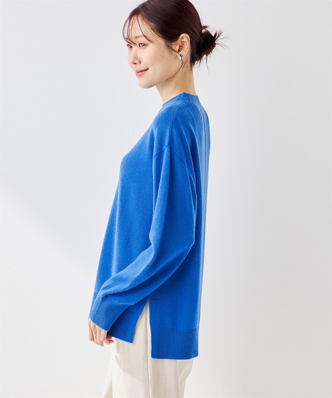 Petit Honfleur ウールカシミヤニットプルオーバー_sub_3