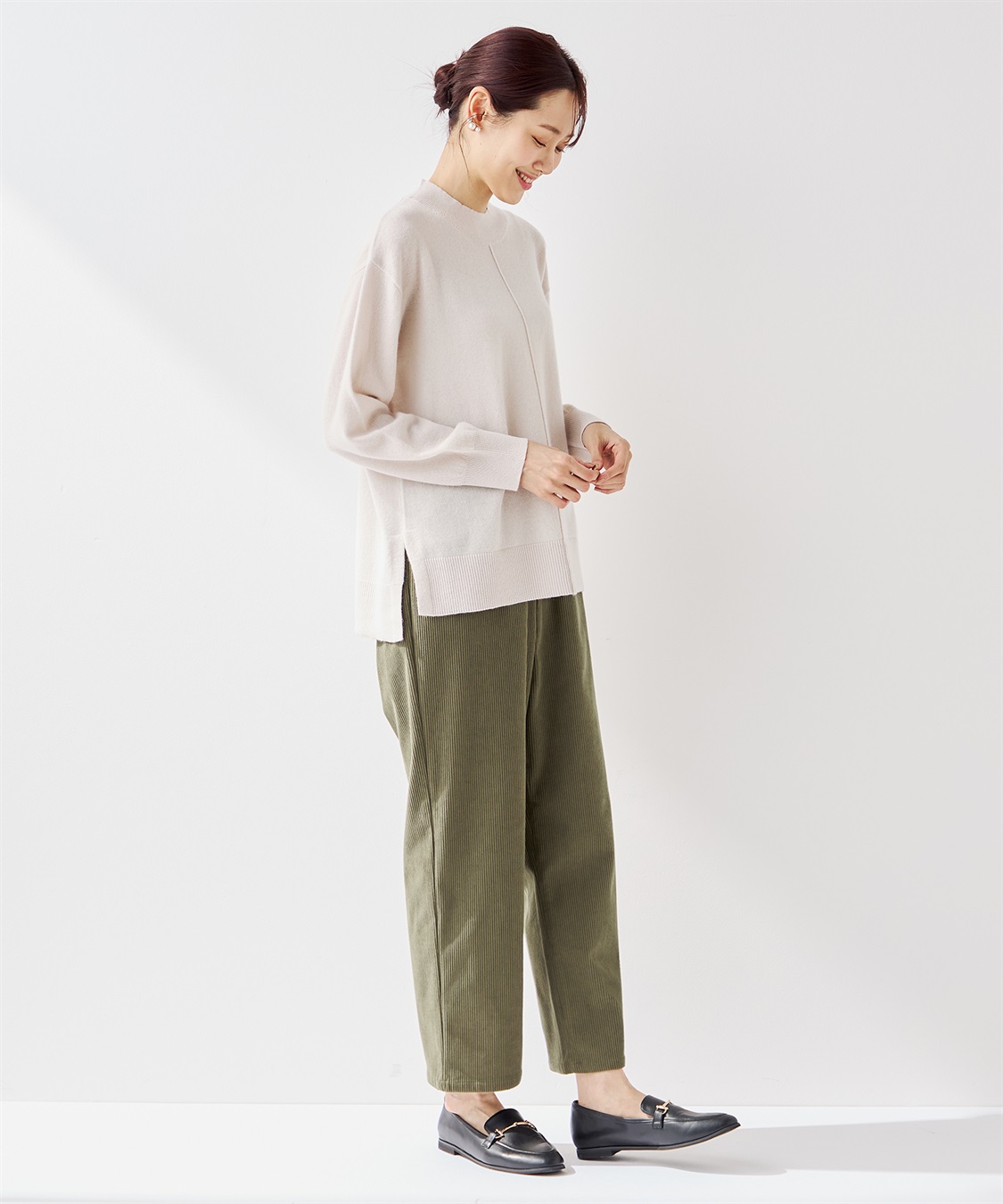 Petit Honfleur ウールカシミヤニットプルオーバー_sub_14