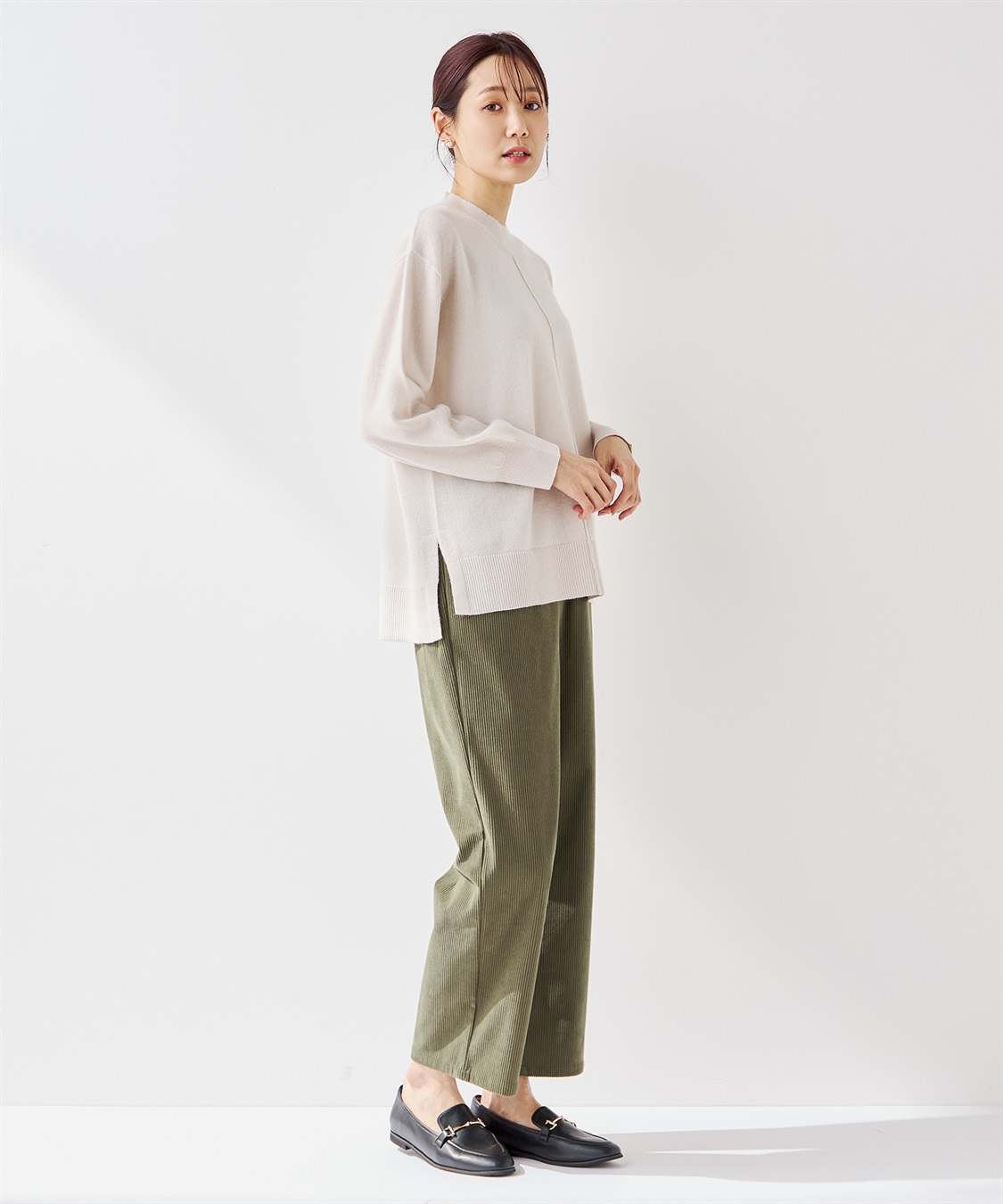 Petit Honfleur ウールカシミヤニットプルオーバー_sub_15