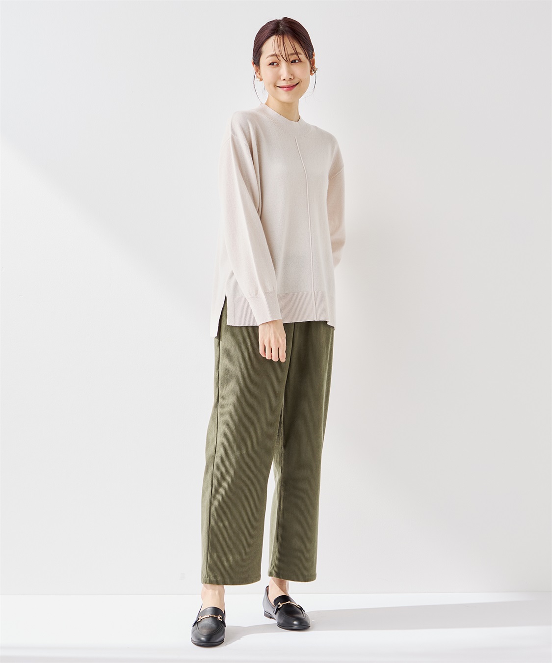 Petit Honfleur ウールカシミヤニットプルオーバー_sub_16