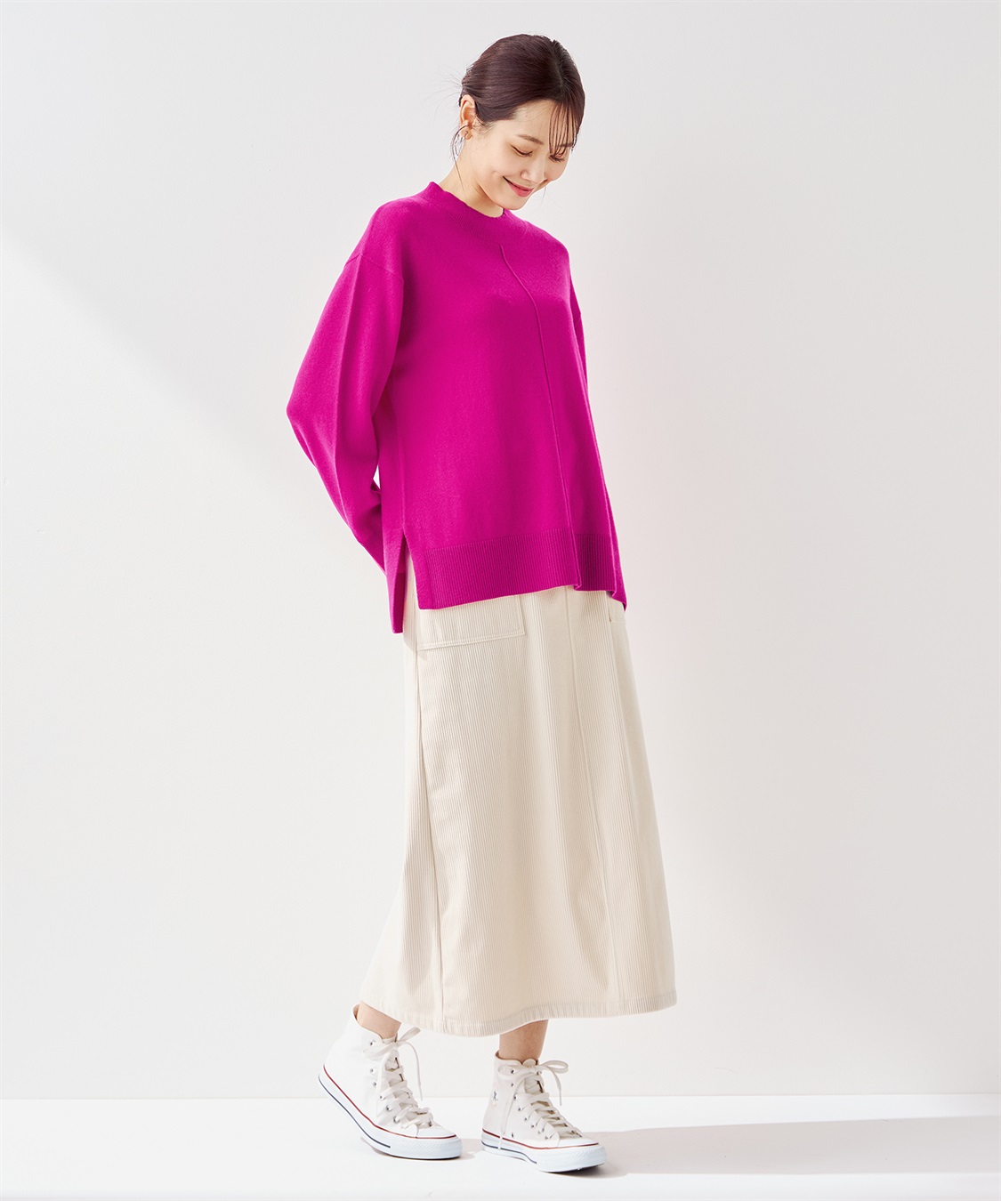 Petit Honfleur ウールカシミヤニットプルオーバー_sub_19