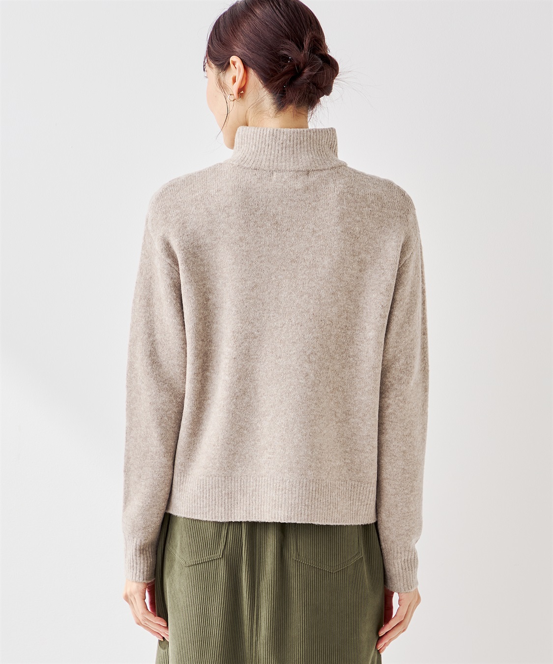 Petit Honfleur ケーブルジップカーディガン_sub_5