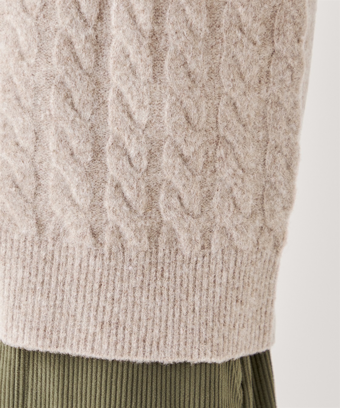 Petit Honfleur ケーブルジップカーディガン_sub_8