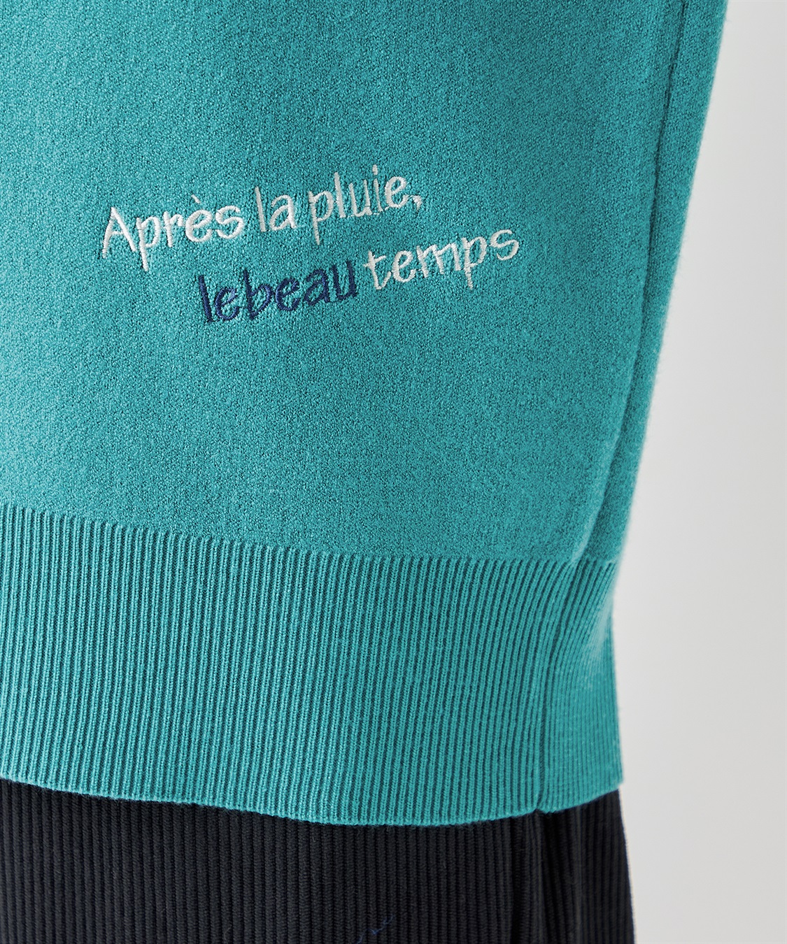 Petit Honfleur メッセージ刺しゅうカーディガン_sub_7