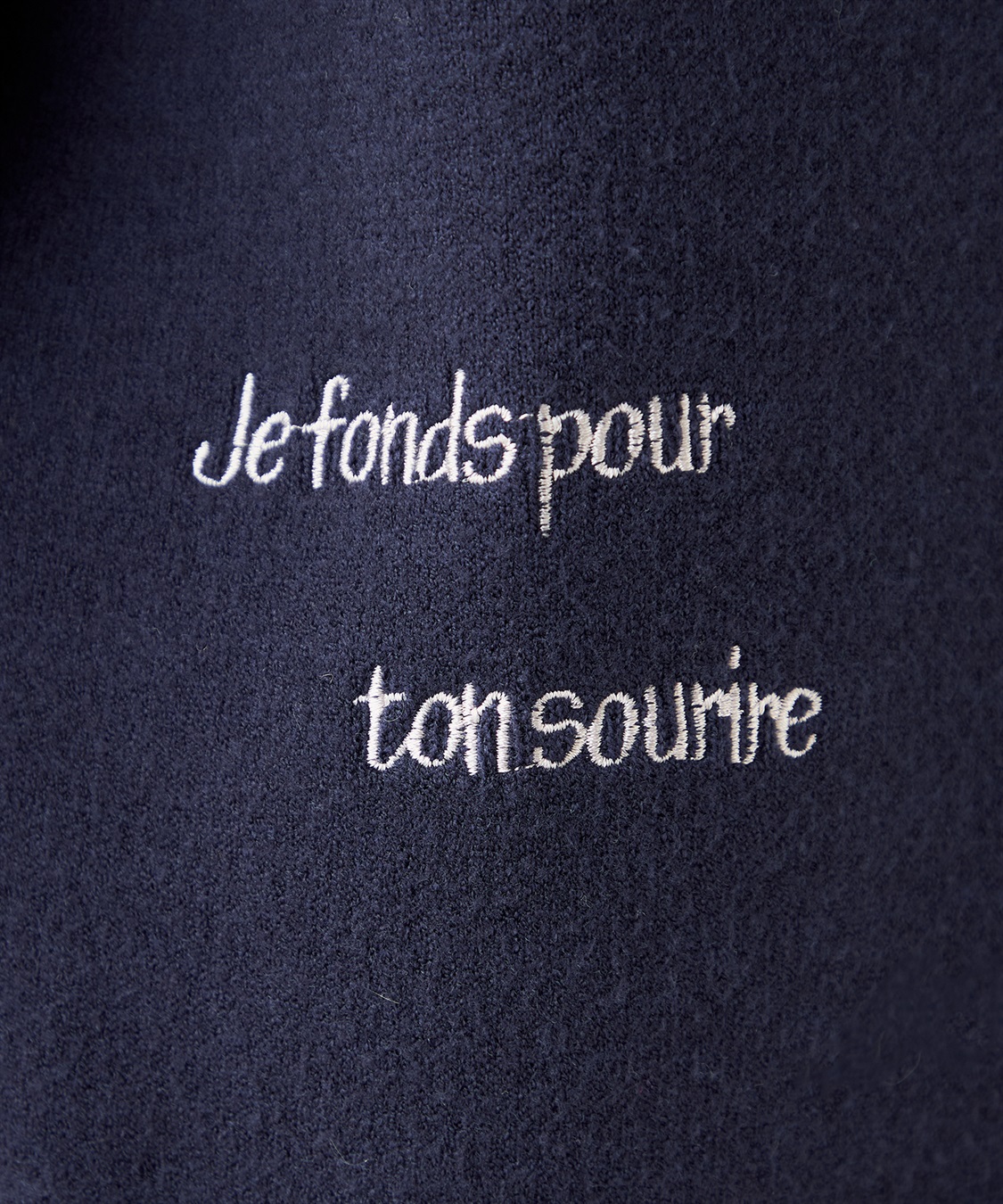 Petit Honfleur メッセージ刺しゅうカーディガン_sub_10