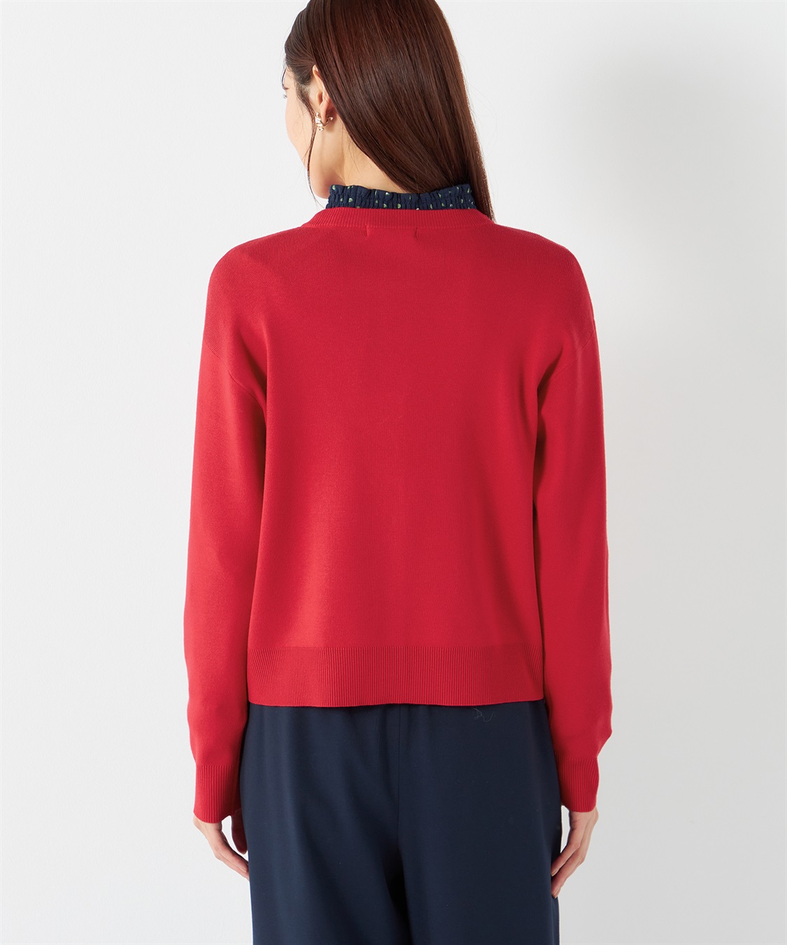 Petit Honfleur ラウンドネックカーディガン_sub_3