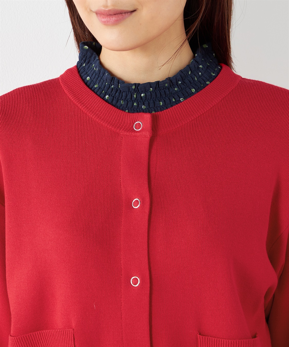 Petit Honfleur ラウンドネックカーディガン_sub_4