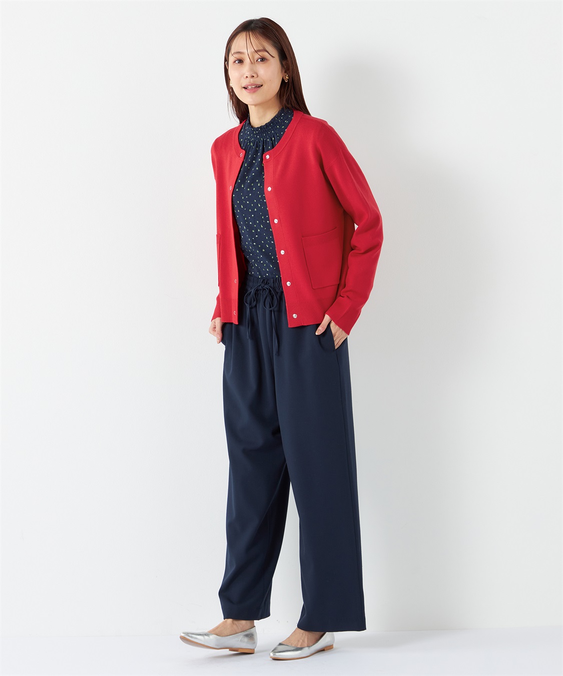 Petit Honfleur ラウンドネックカーディガン_sub_16