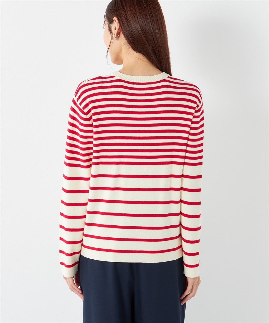 Petit Honfleur ボーダーニットプルオーバー_sub_2