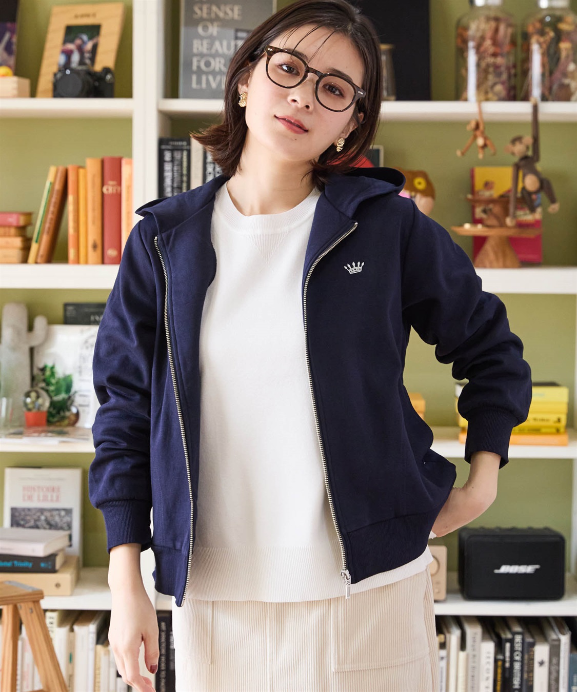 Petit Honfleur スウェットライクニットプルオーバー_sub_10