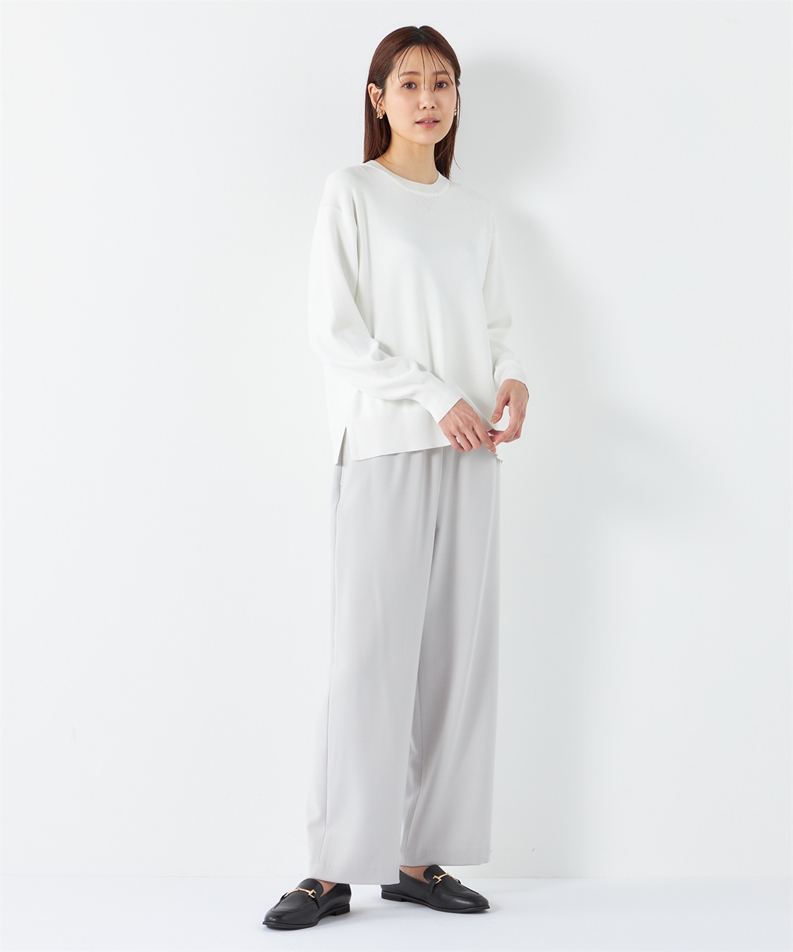 Petit Honfleur スウェットライクニットプルオーバー_sub_12