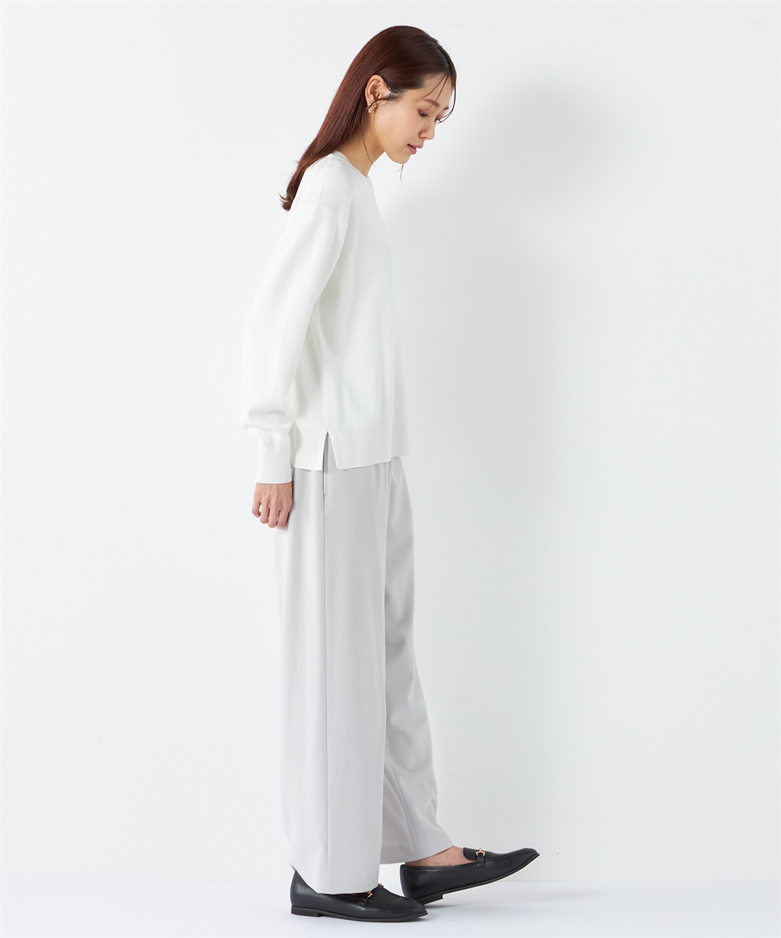 Petit Honfleur スウェットライクニットプルオーバー_sub_13