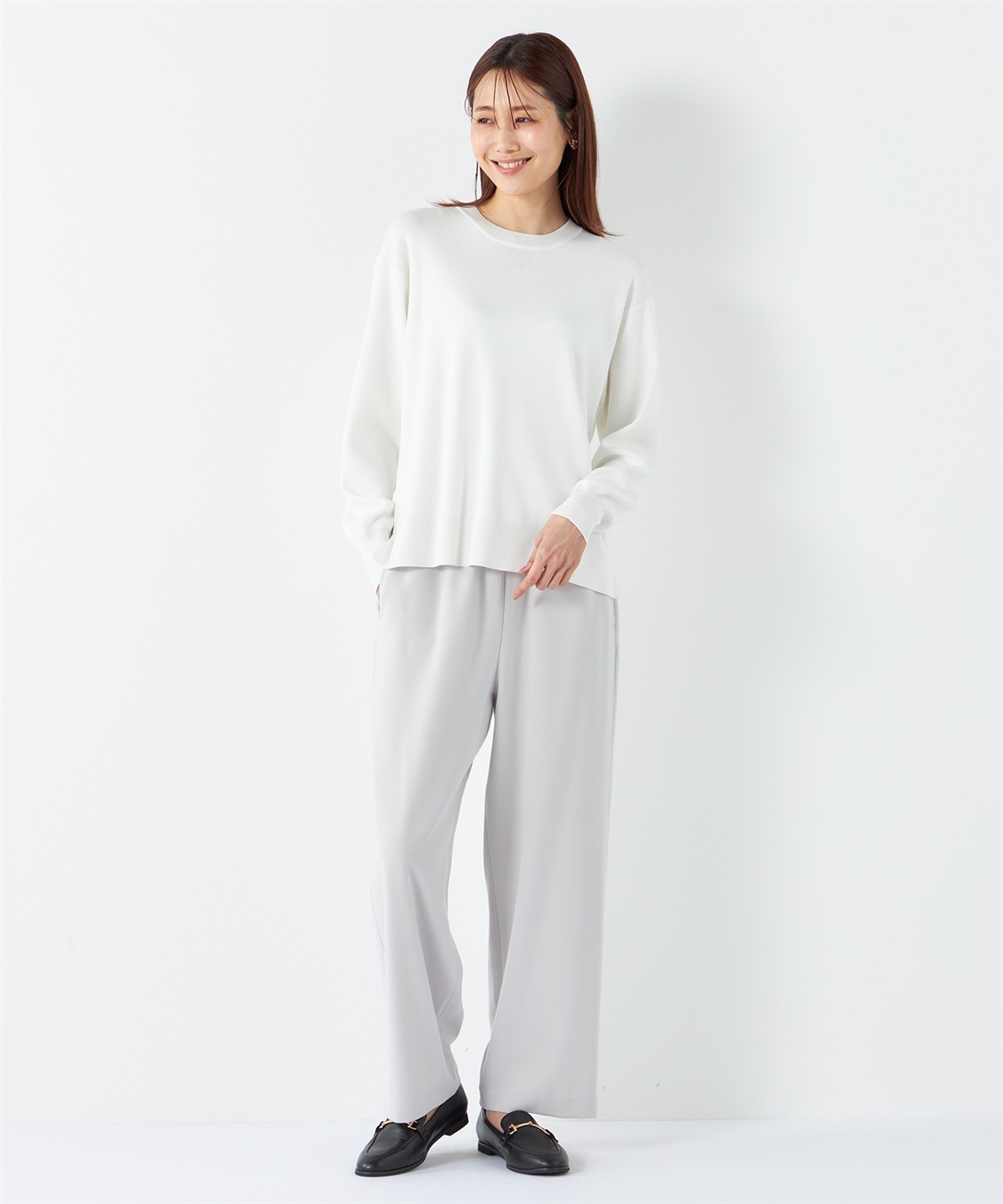 Petit Honfleur スウェットライクニットプルオーバー_sub_14