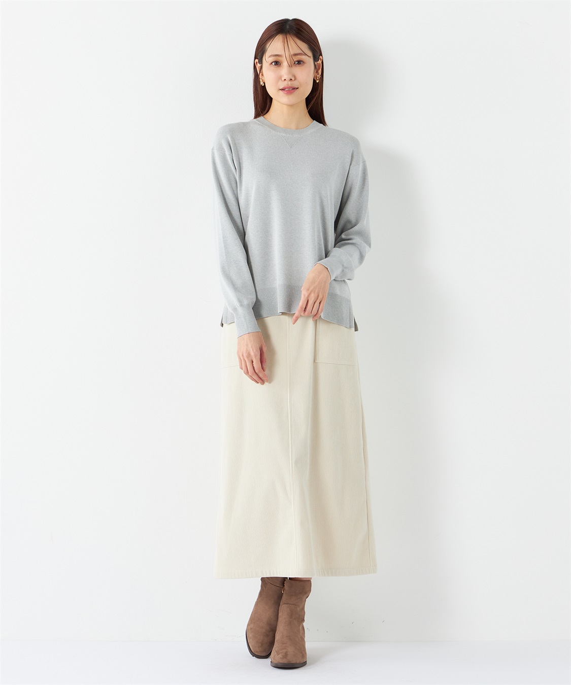 Petit Honfleur スウェットライクニットプルオーバー_sub_21