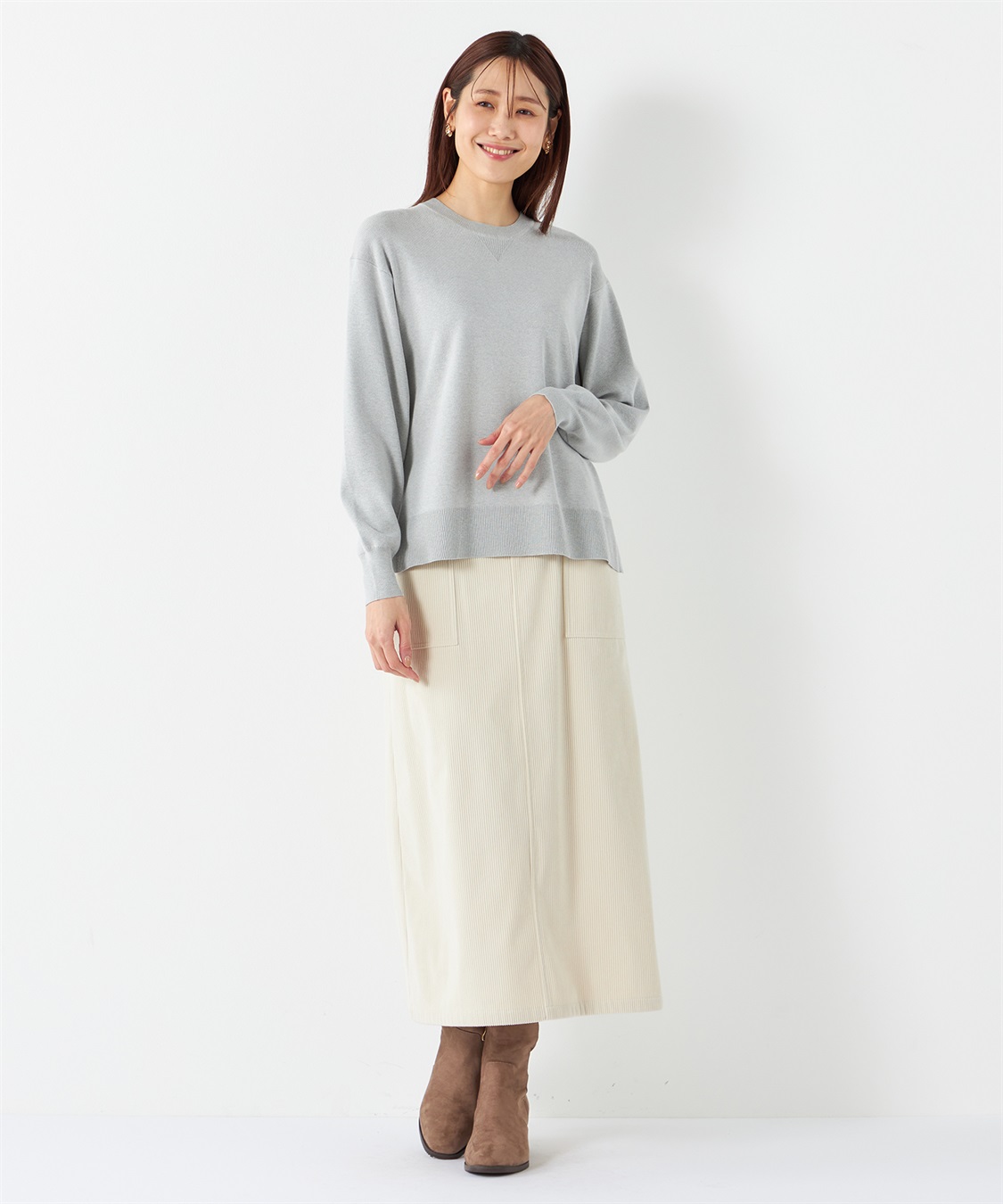 Petit Honfleur スウェットライクニットプルオーバー_sub_22