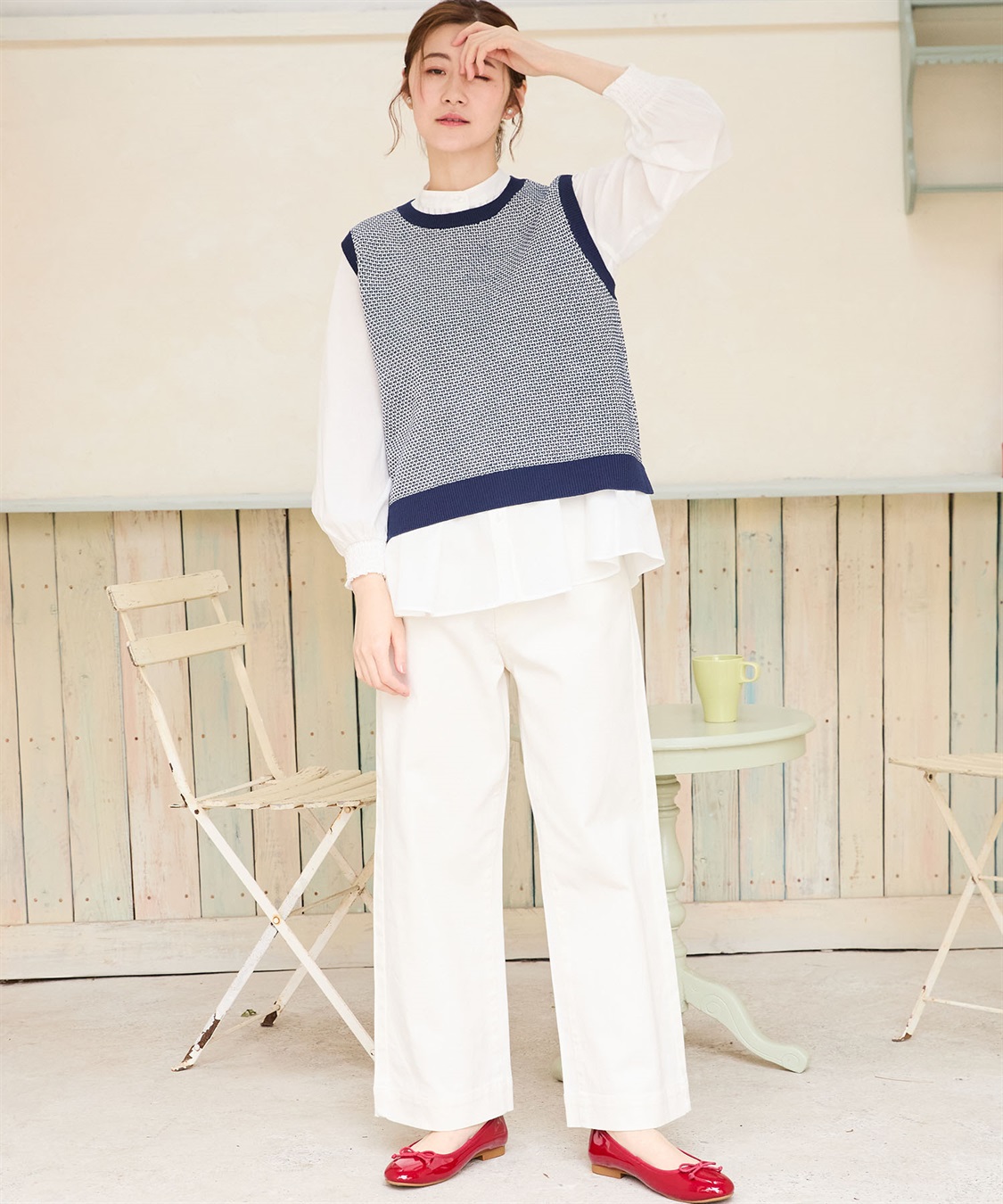 Petit Honfleur ニットベスト_sub_9