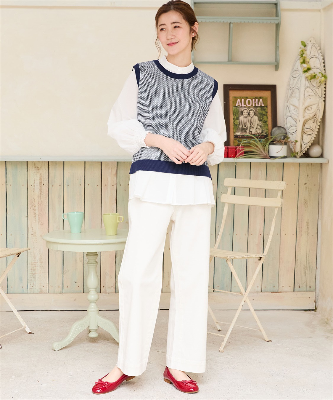 Petit Honfleur ニットベスト_sub_10