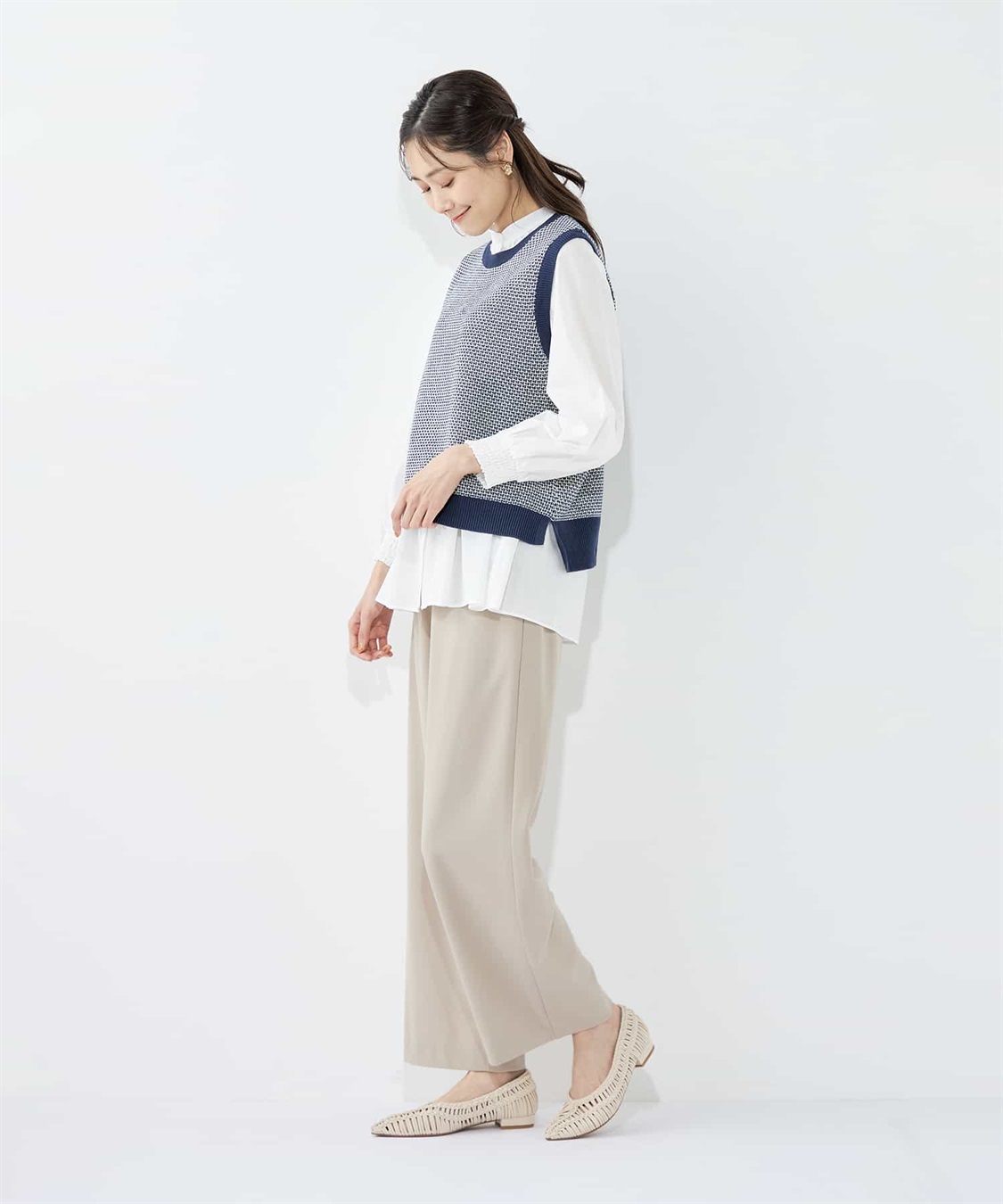 Petit Honfleur ニットベスト_sub_13