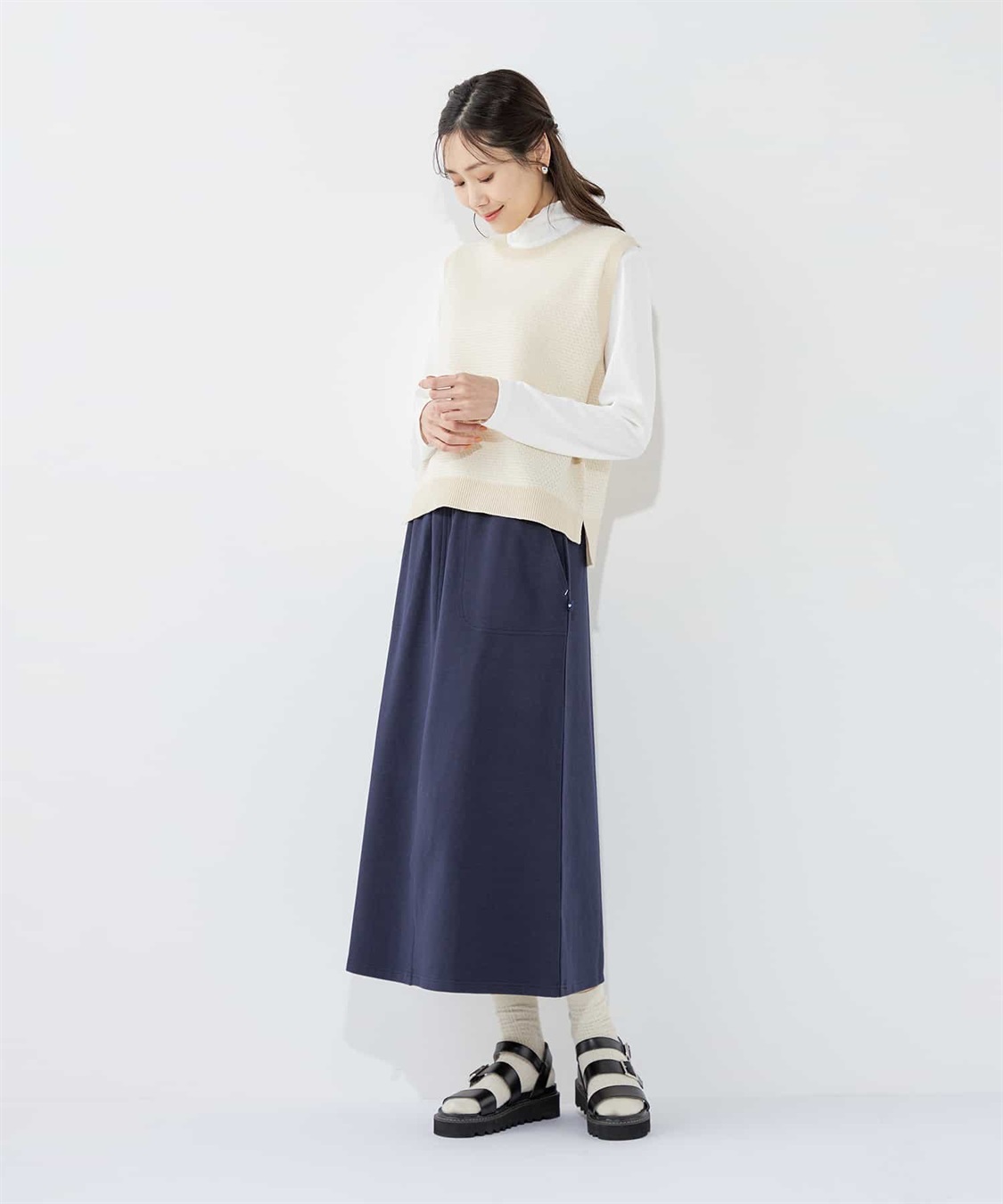 Petit Honfleur ニットベスト_sub_17