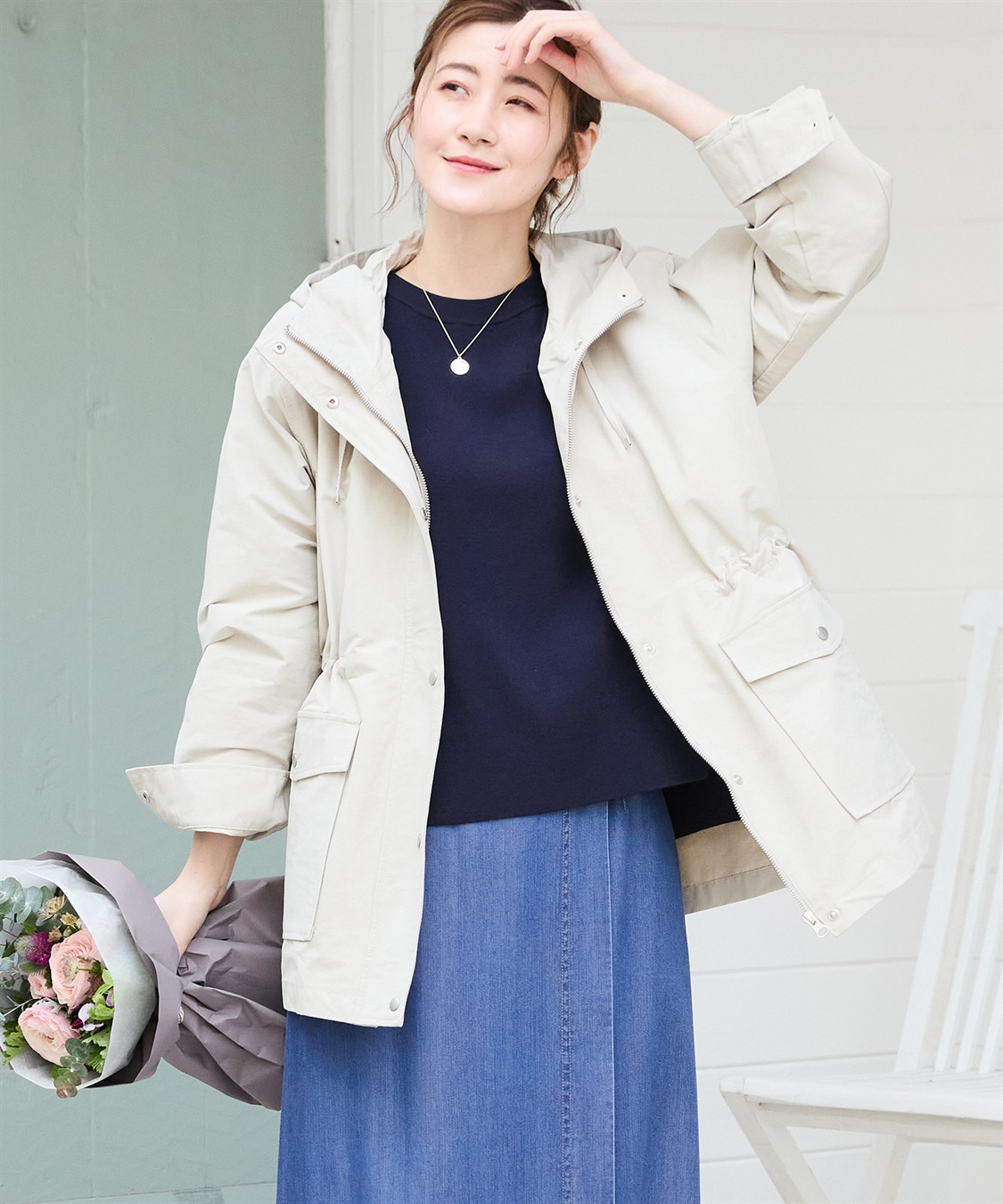 Petit Honfleur 袖切替プルオーバー_sub_7