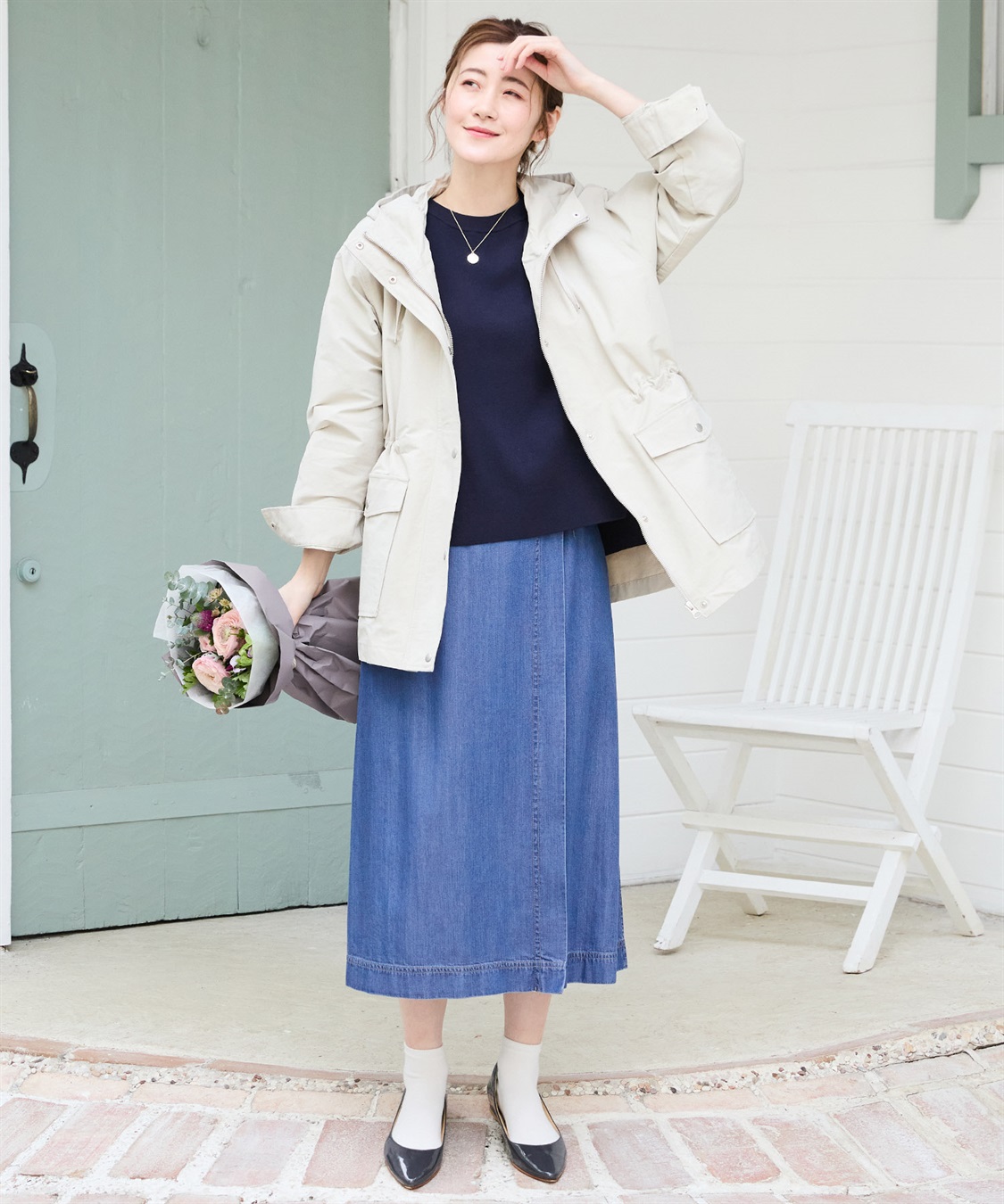 Petit Honfleur 袖切替プルオーバー_sub_8