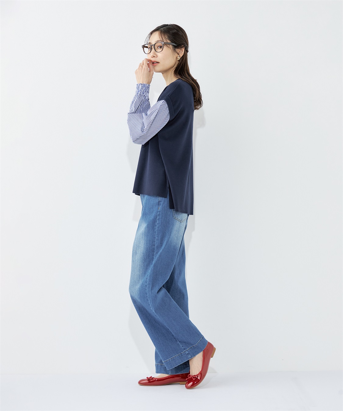 Petit Honfleur 袖切替プルオーバー_sub_11