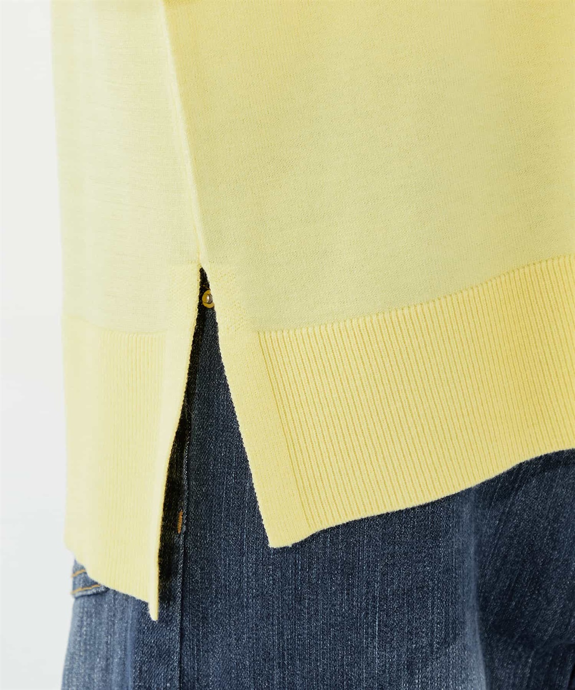 Petit Honfleur バイカラーニットプルオーバー_sub_5