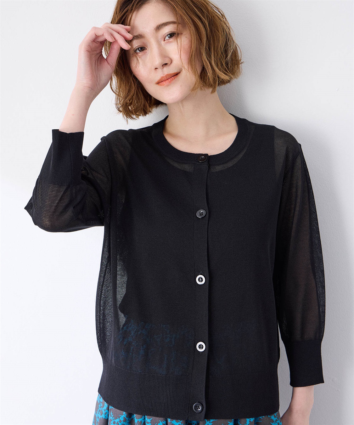 Petit Honfleur クルーネックカーディガン_sub_8