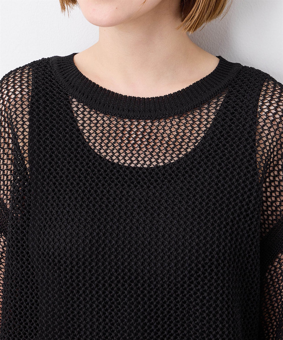 Petit Honfleur メッシュニットプルオーバー_sub_4