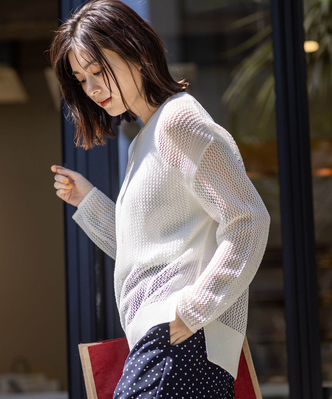 Petit Honfleur メッシュニットプルオーバー_sub_8